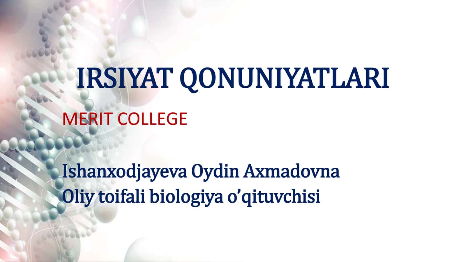 Irsiyat qonunlari