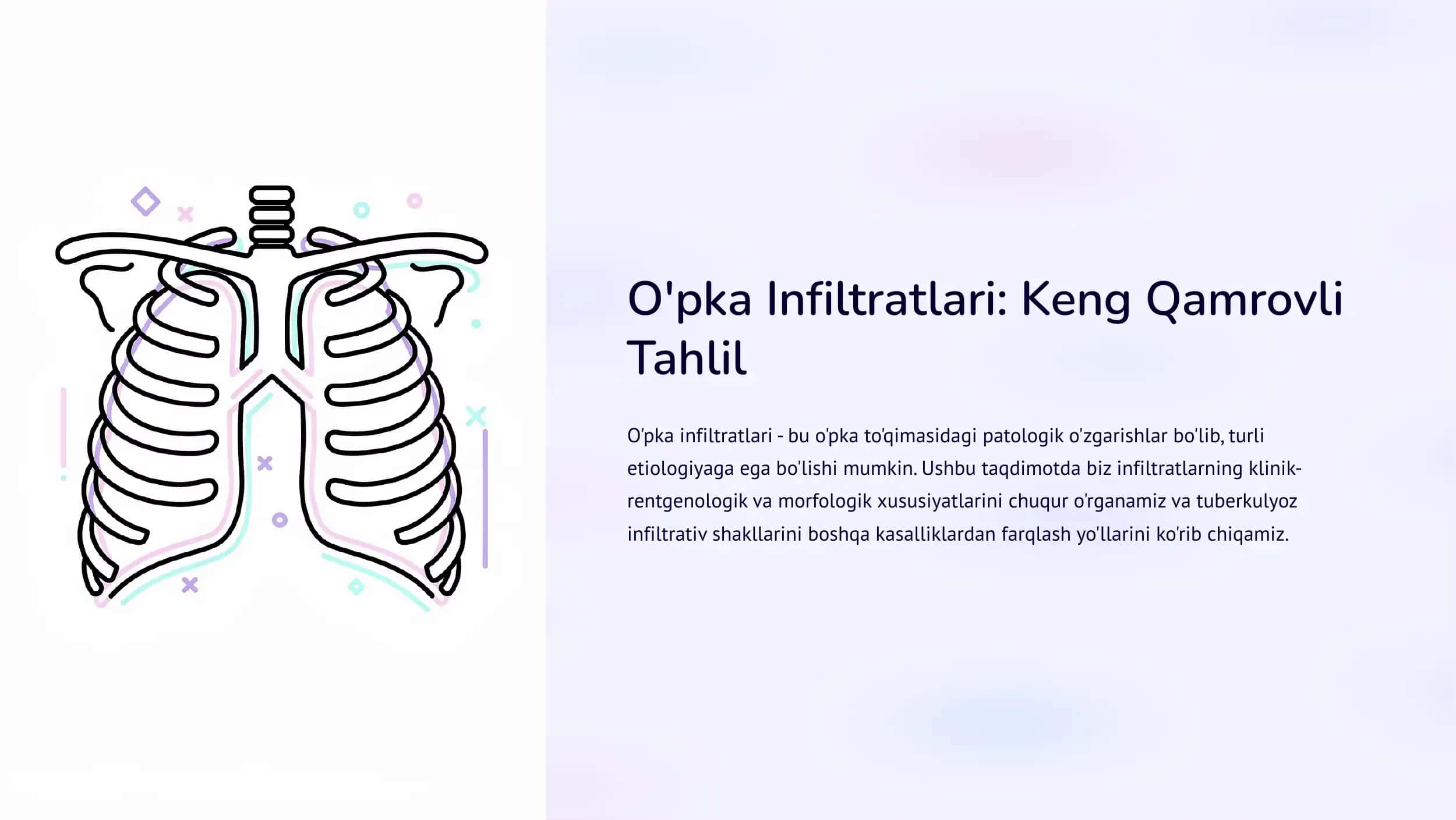 O'pka Infiltratlari: Keng Qamrovli