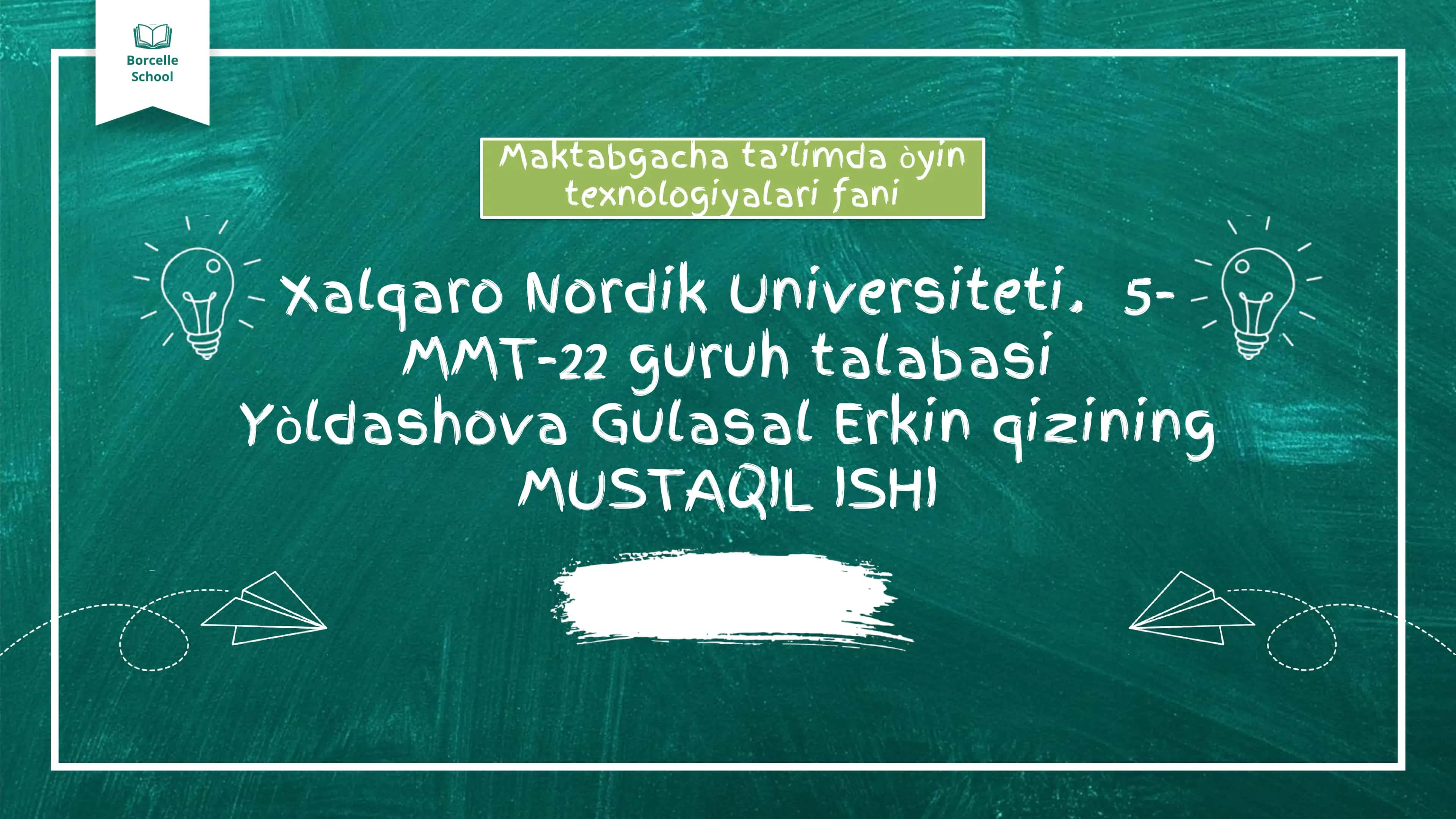 Bolalarga psixologik ta’sir ko’rsatishda òyinlarning ahamiyati