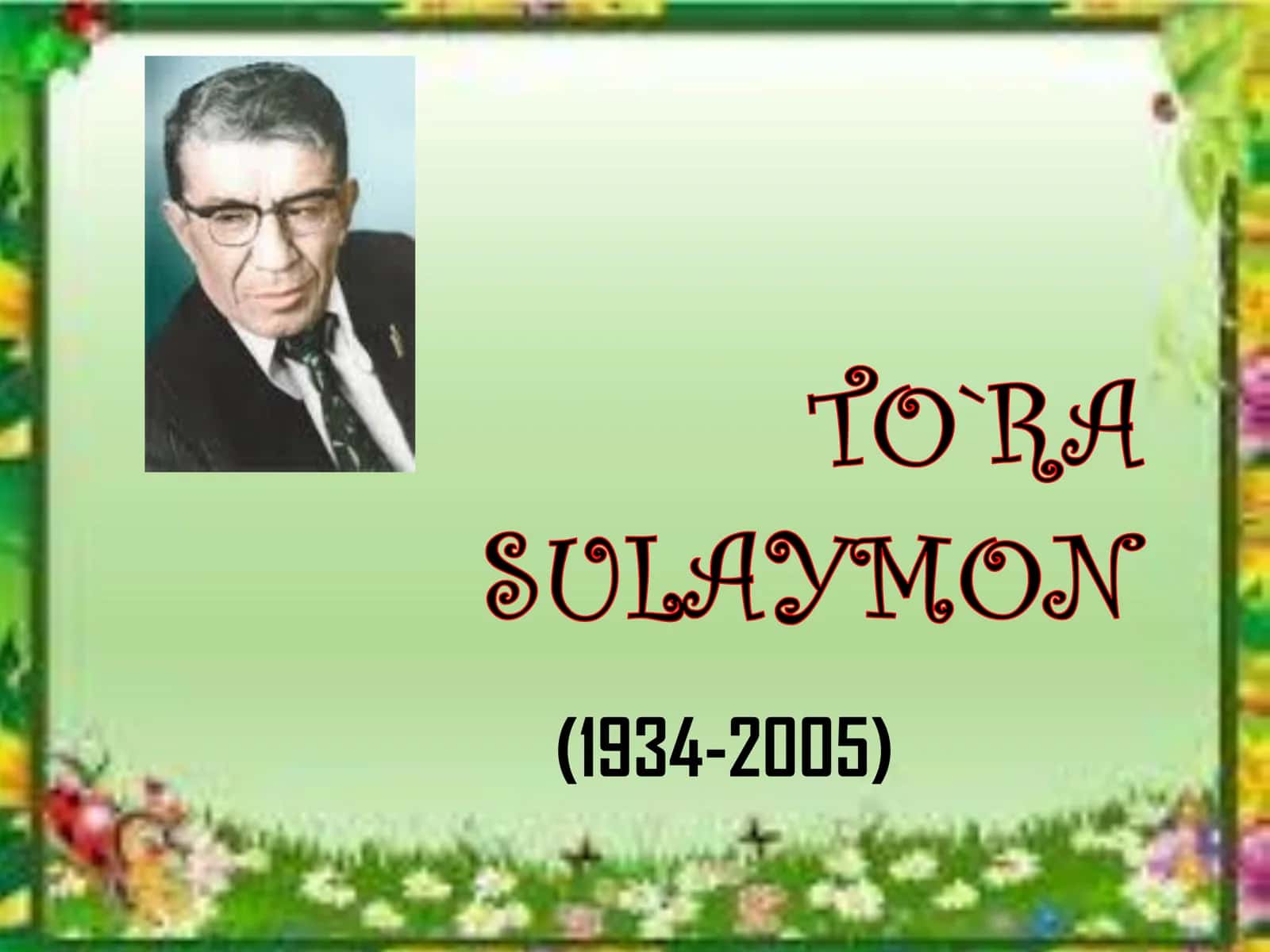To‘ra Sulaymon
