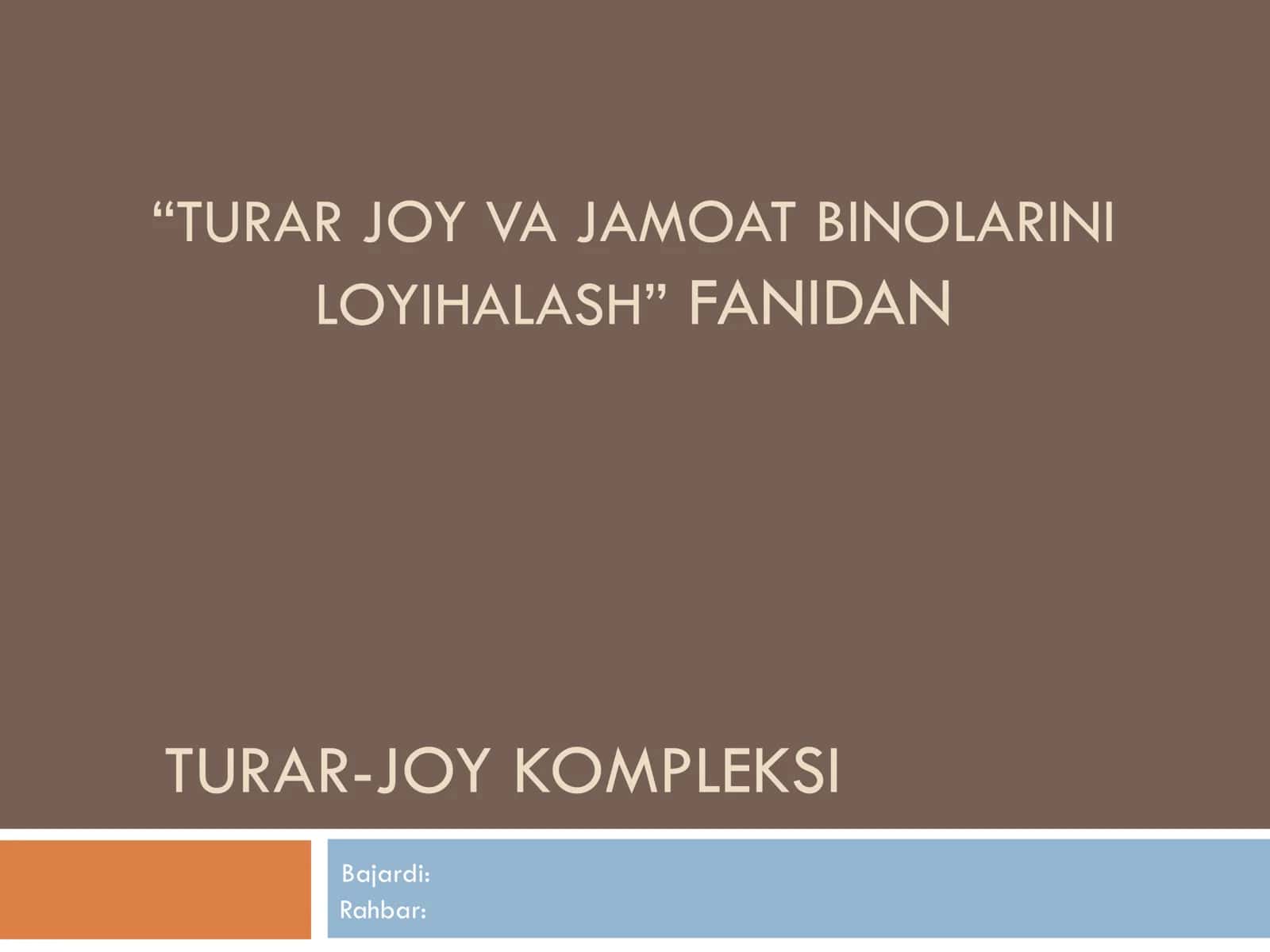 Turar joy va jamoat binosi loyihasi.pdf