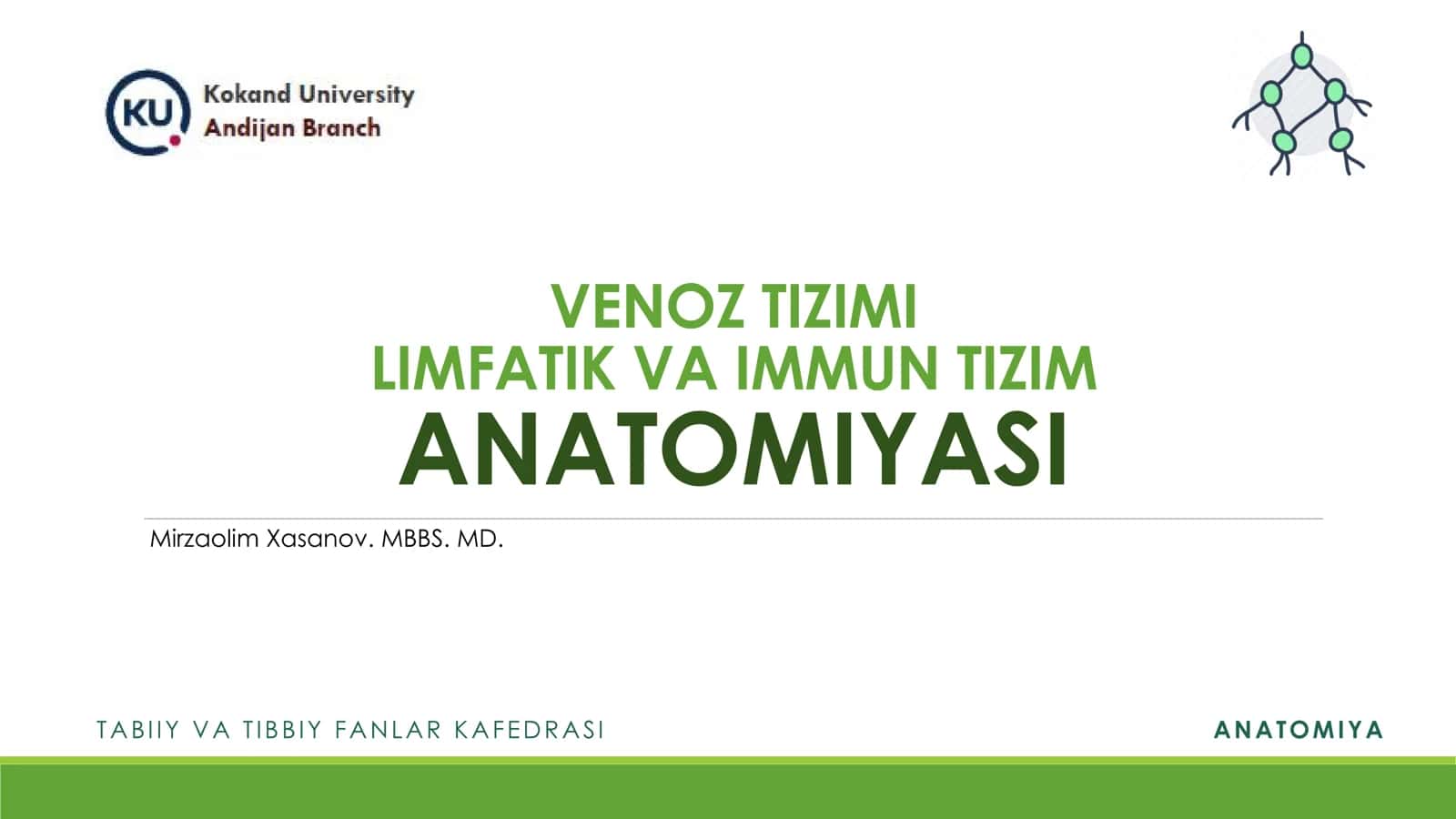 VENOZ TIZIMI