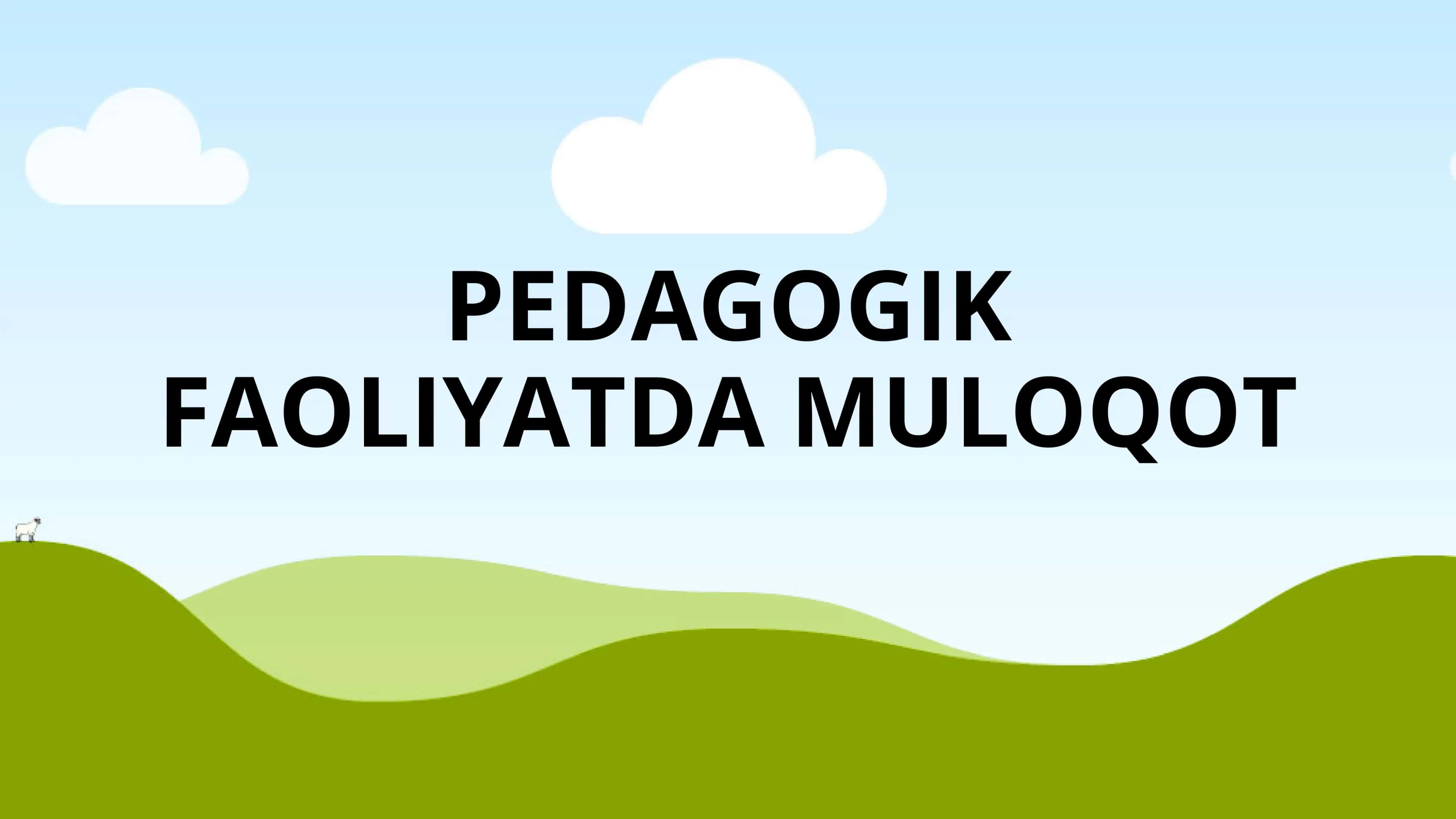 Pedagogik Muloqot