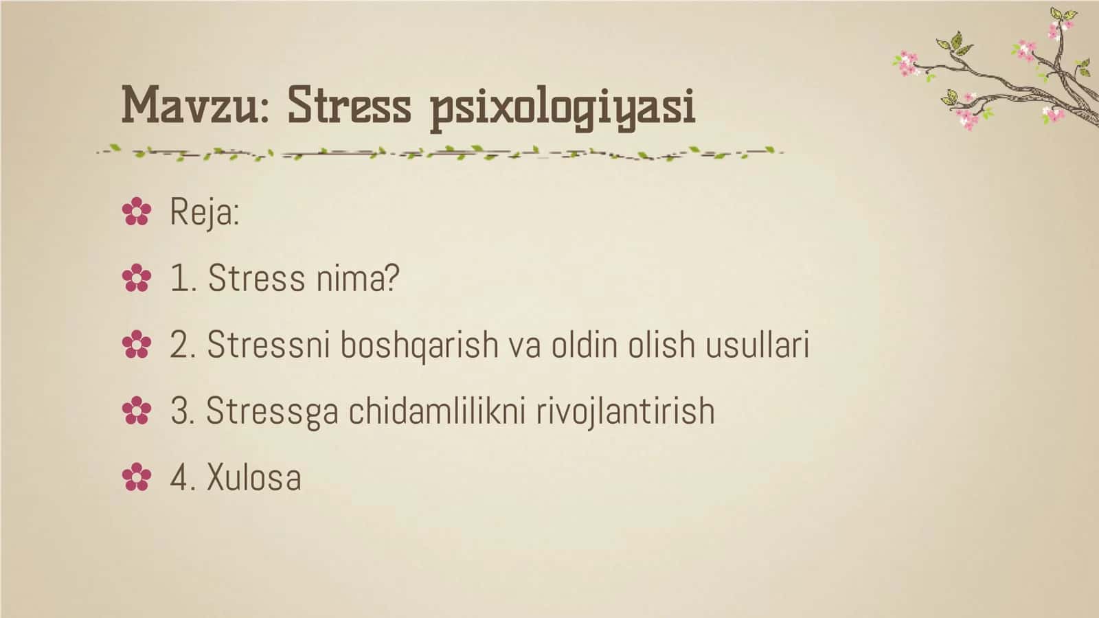 Stress psixologiyasi