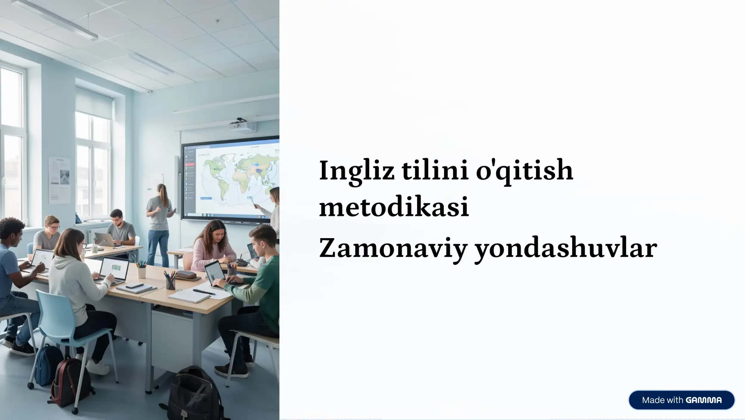 Ingliz tilini o'qitish metodikasi