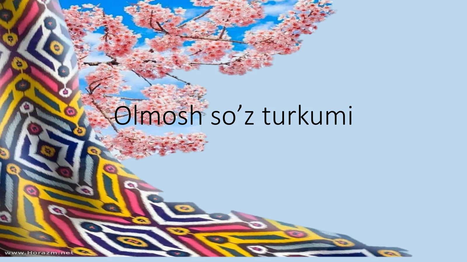 Olmosh so’z turkumi