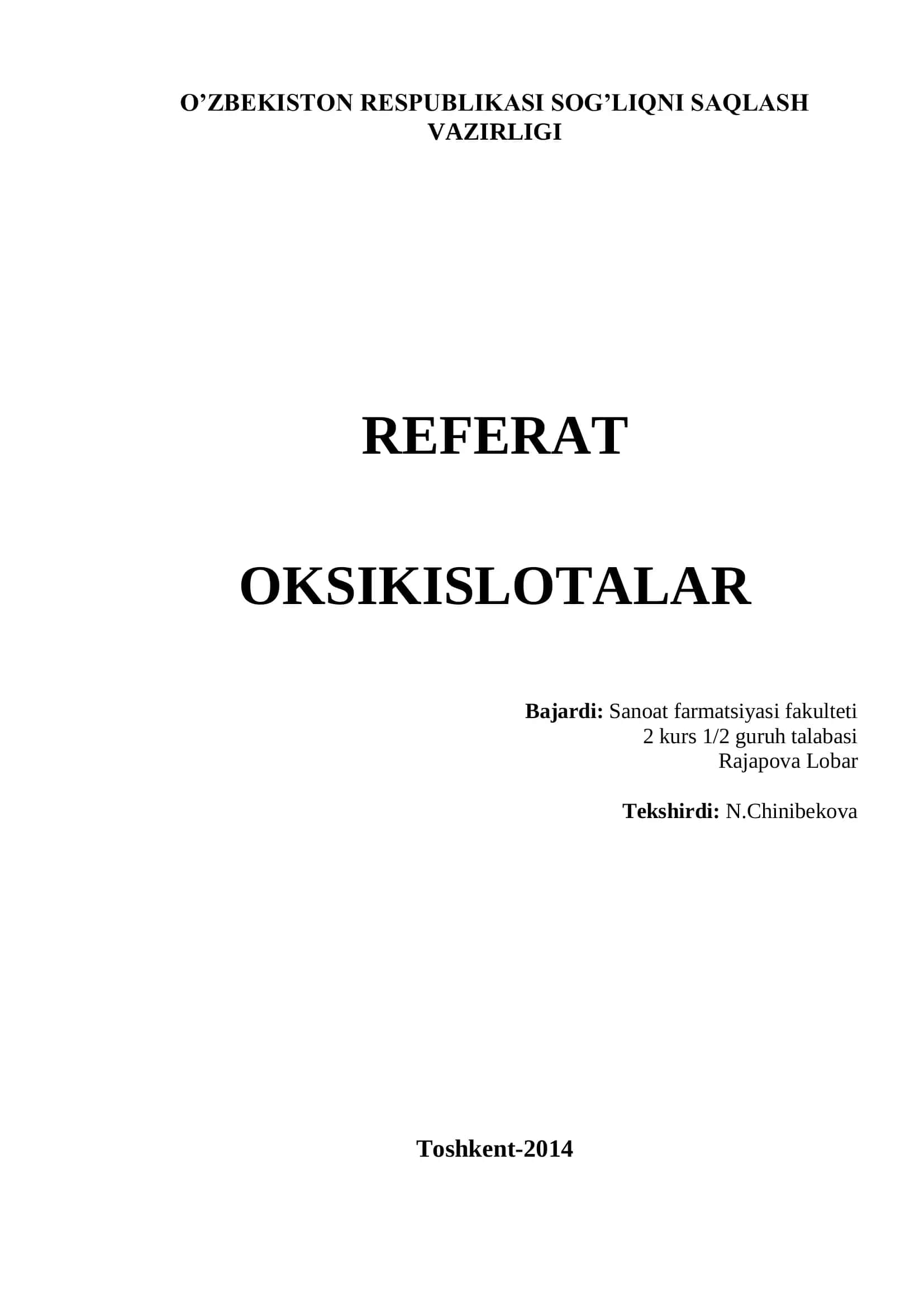 OKSIKISLOTALAR