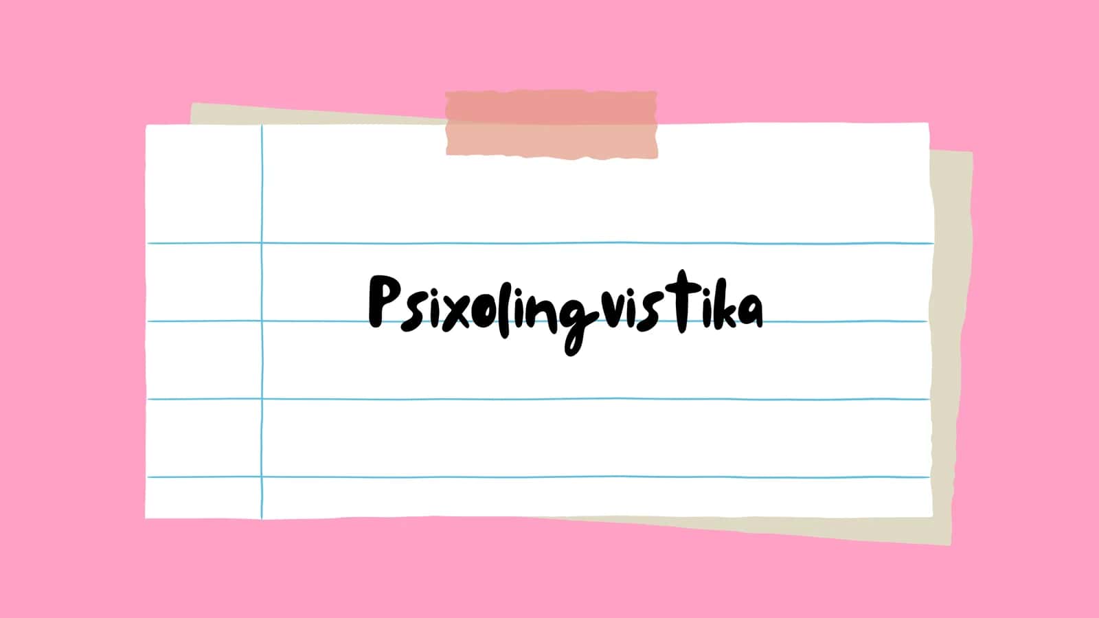 Psixolingvistika