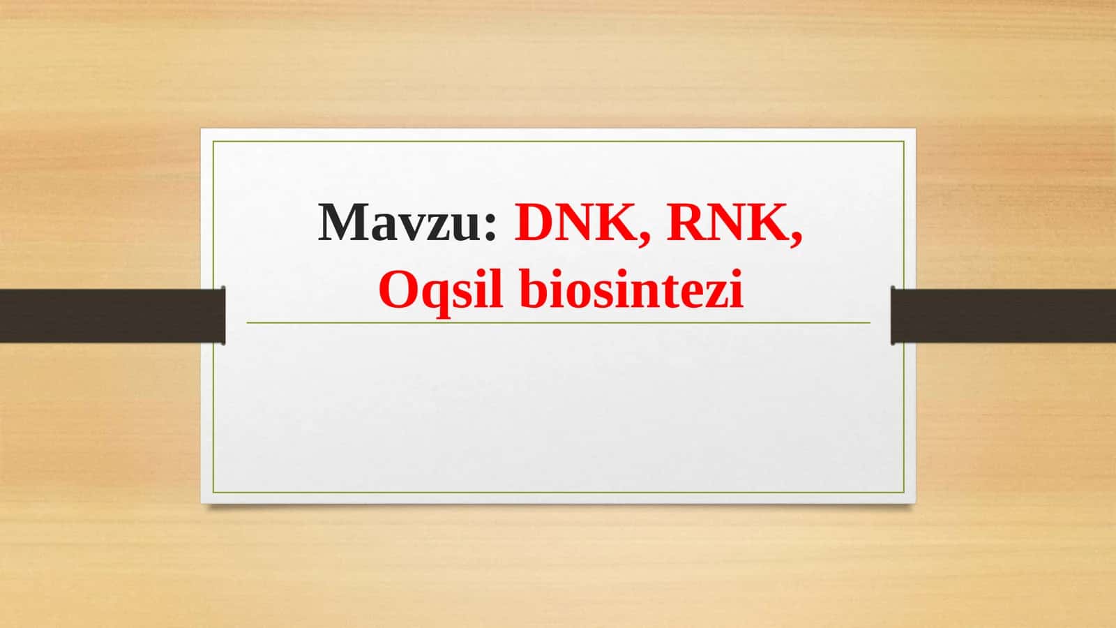 BIOLOGIYA DNK mukammal qollanma