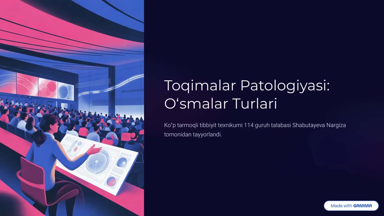 Toqimalar Patologiyasi