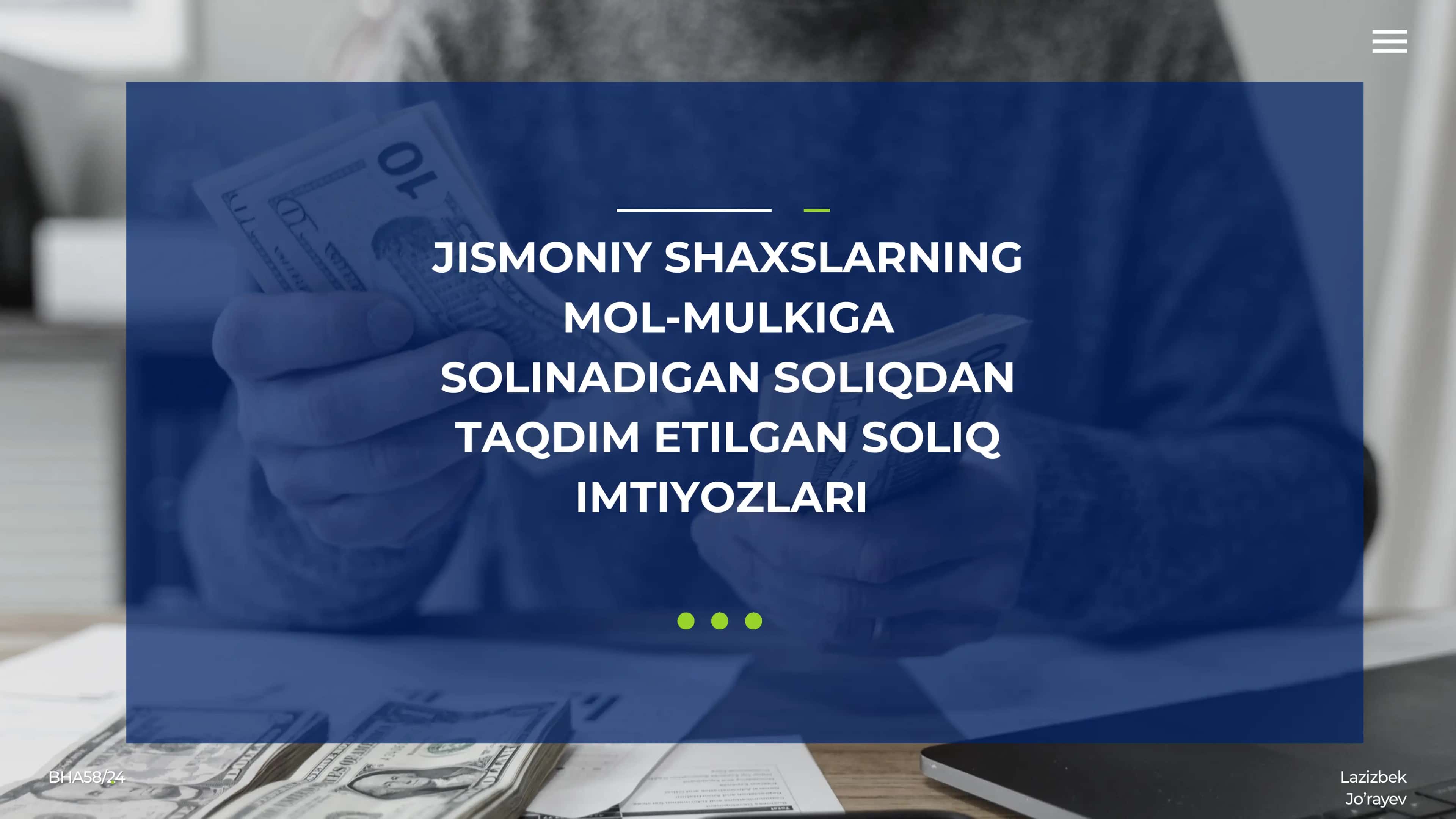 Soliq prezentatsiya
