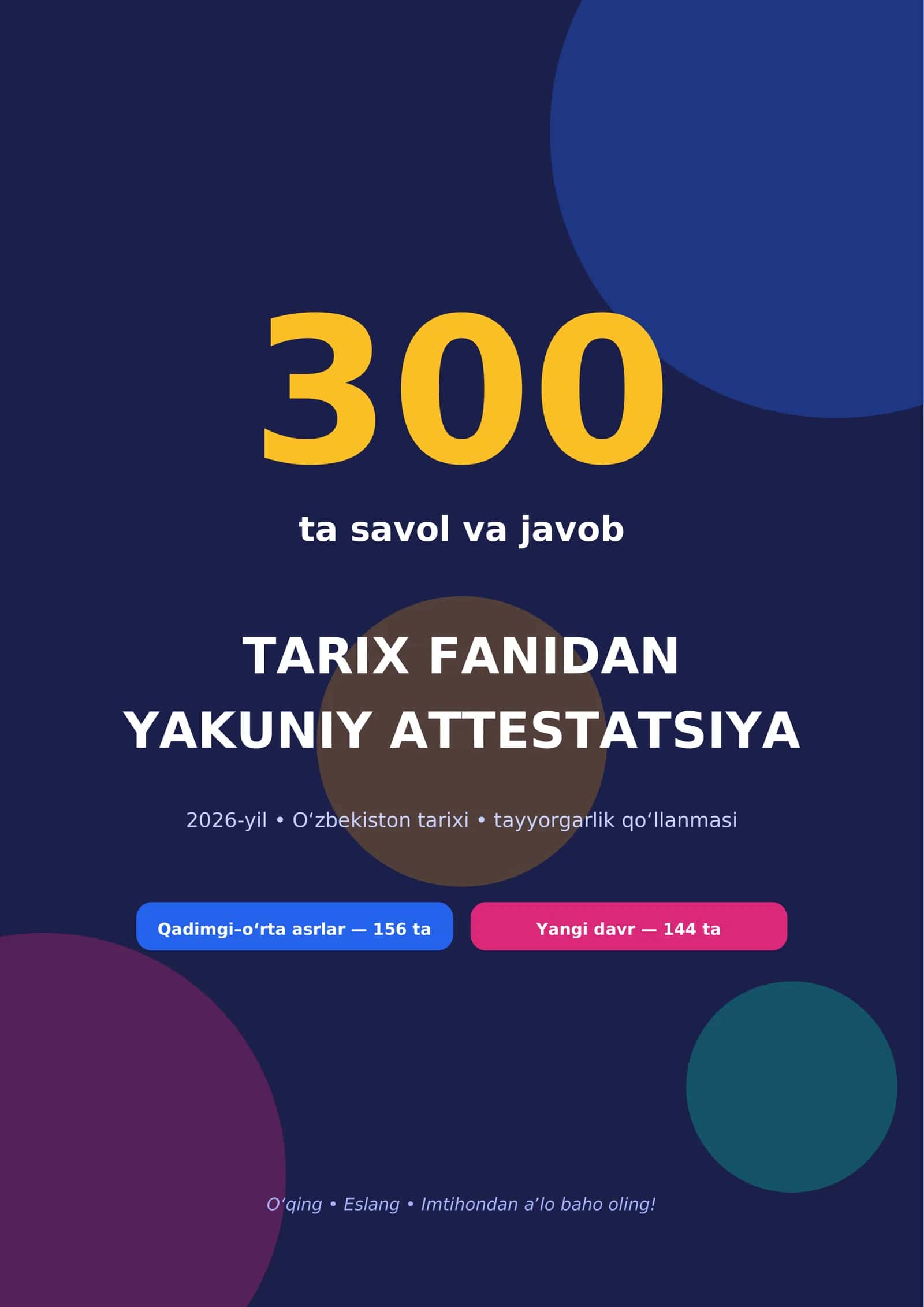 Yakuniy Attestatsiya 2026-yil