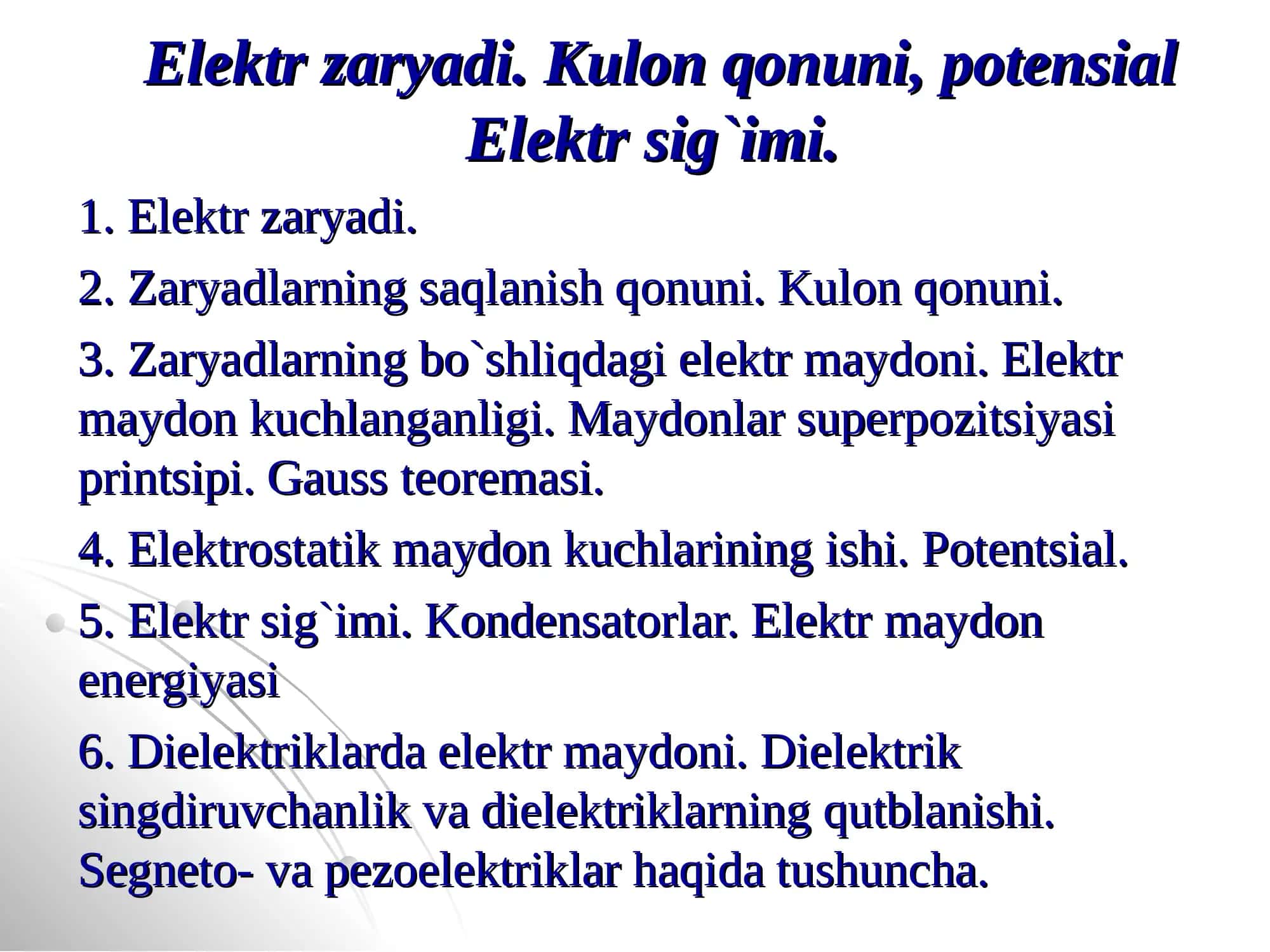 Elеktr zaryadi
