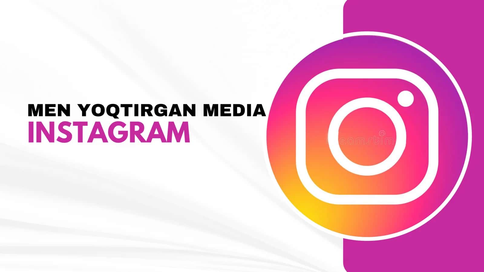MEN YOQTIRGAN MEDIA INSTAGRAM