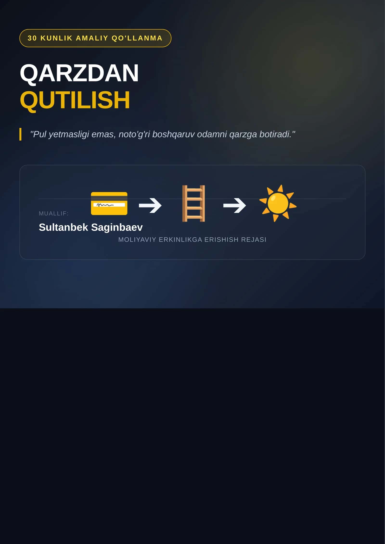Qarzdan qutilish texnikasi - 99% ishlaydigan, sinalgan usullar