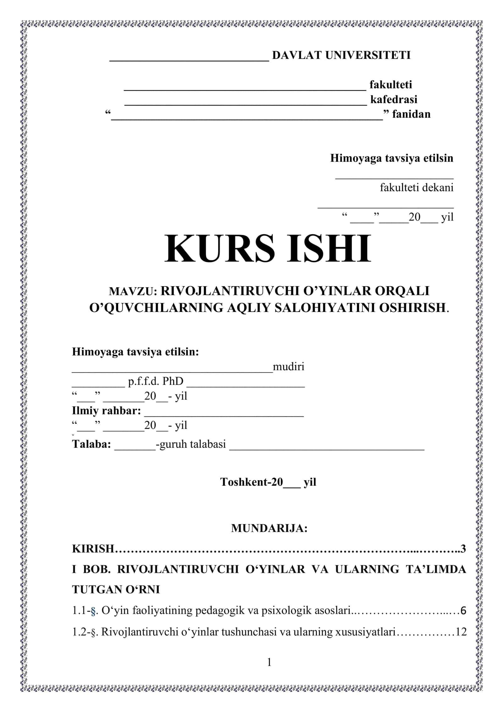Rivojlantiruvchi O'yinlar Orqali O'quvchilarning Aqliy Salohiyatini Oshirish 1