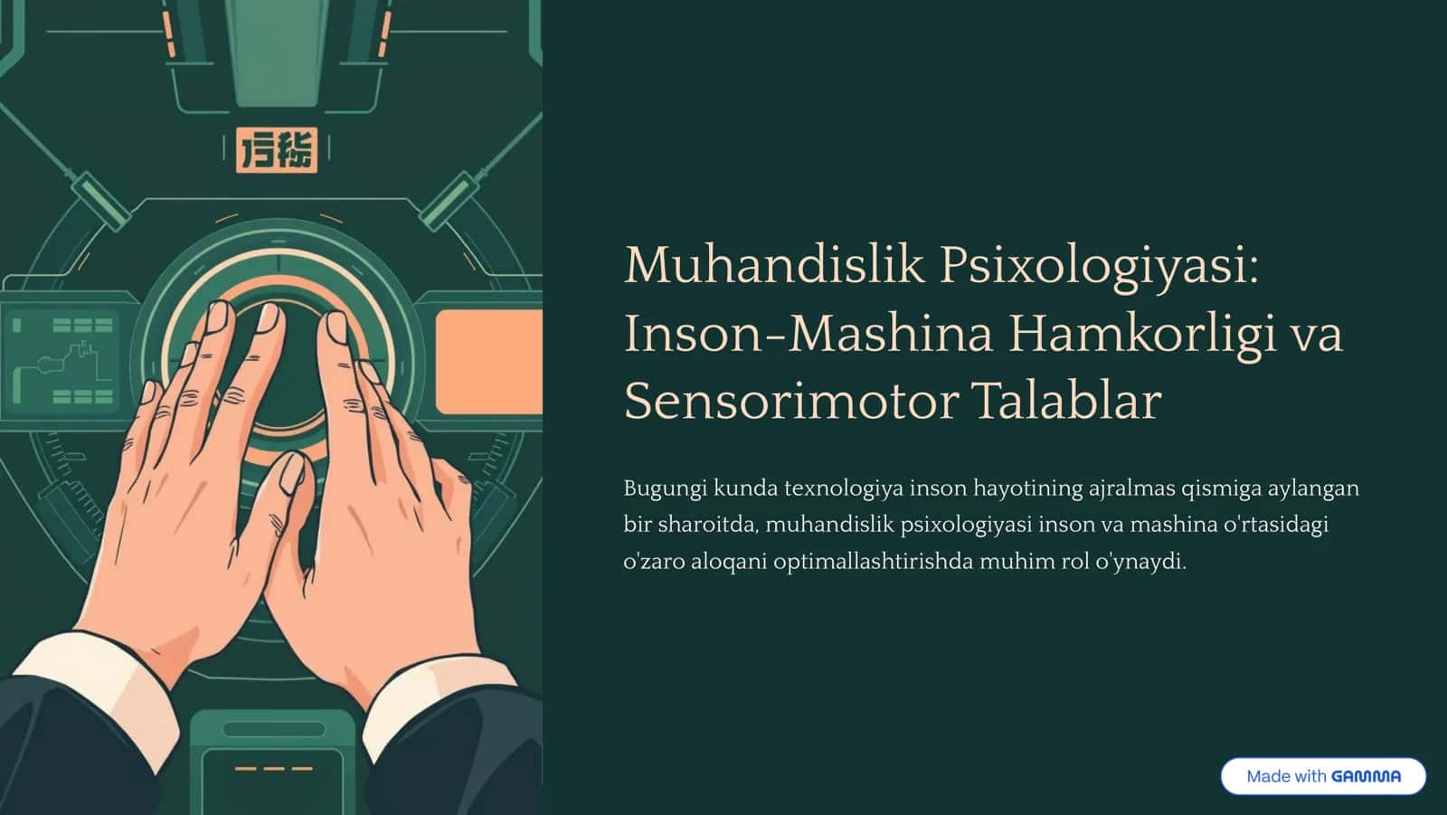 Muhandislik Psixologiyasi