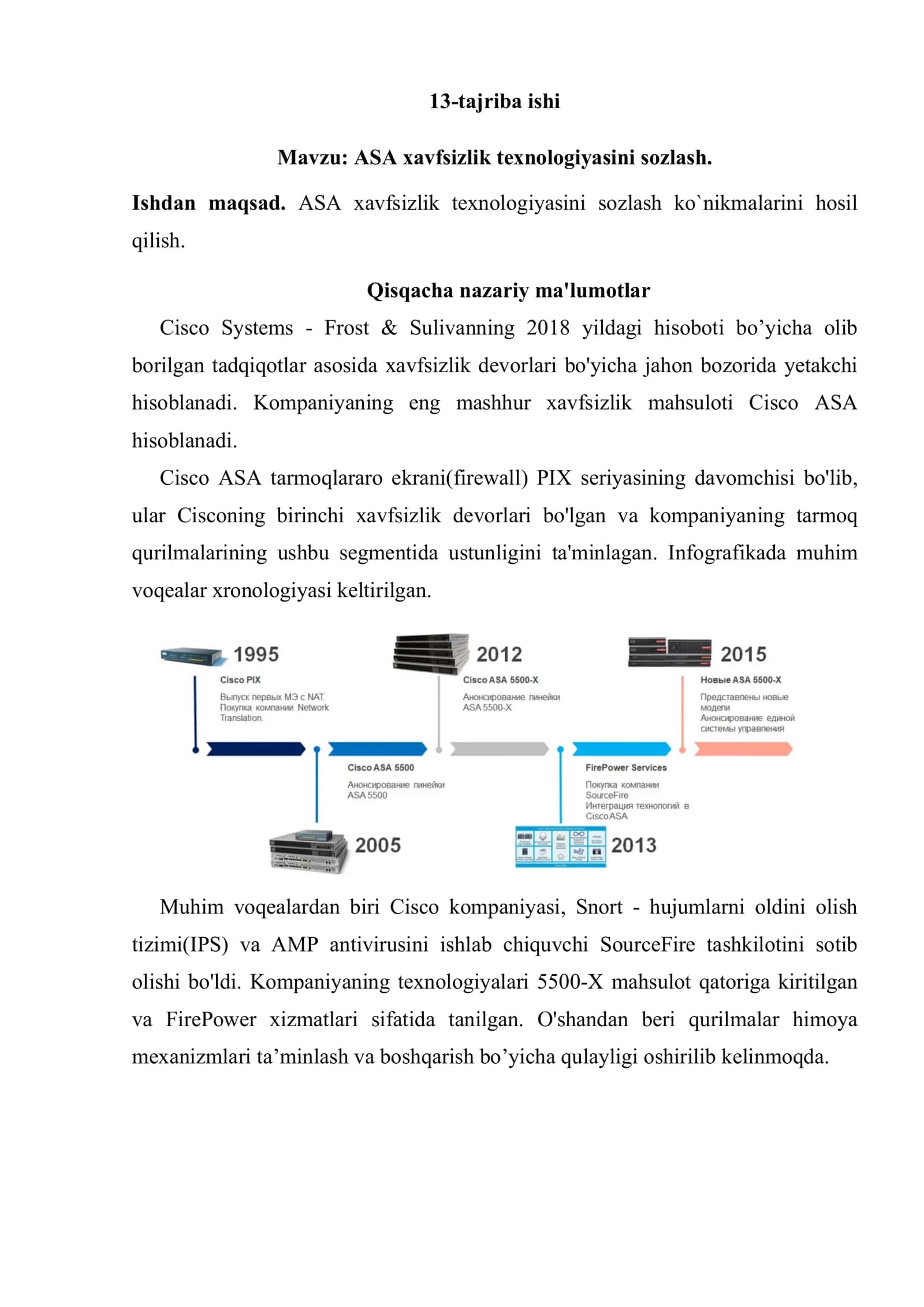 ASA xavfsizlik texnologiyasini sozlash jahon bozorida eng mashhur xavfsizlik mahsulotlari 1