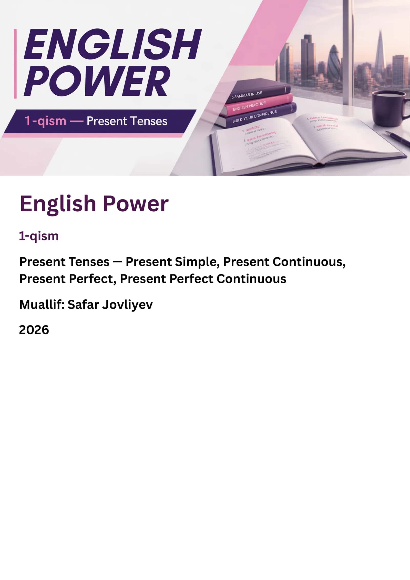 English Power 1-qism - Present Tenses