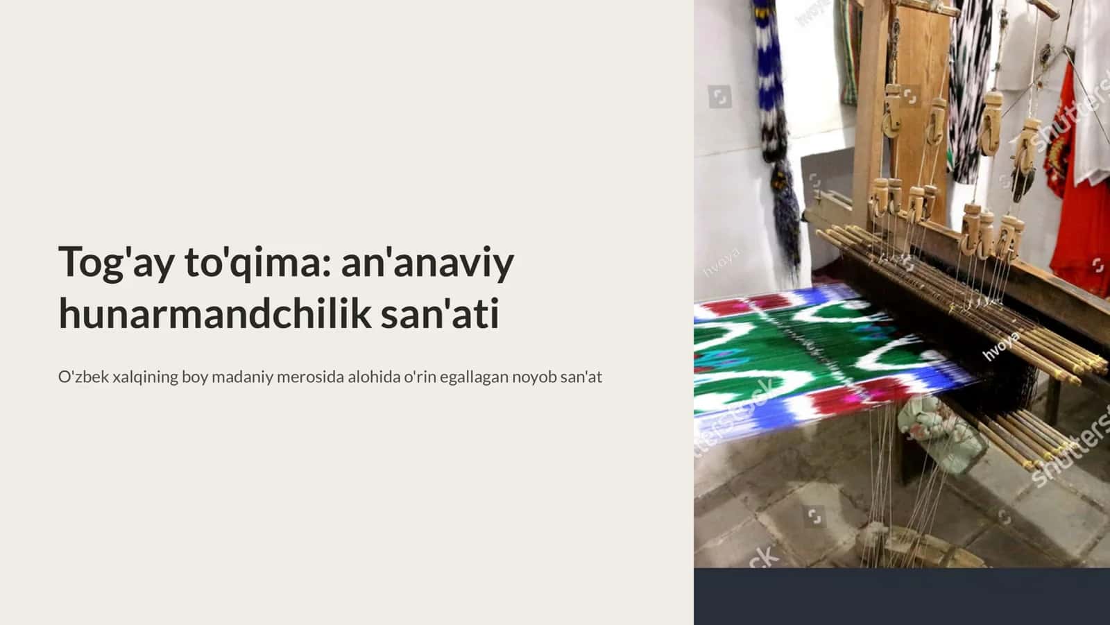 Tog’ay to`qima