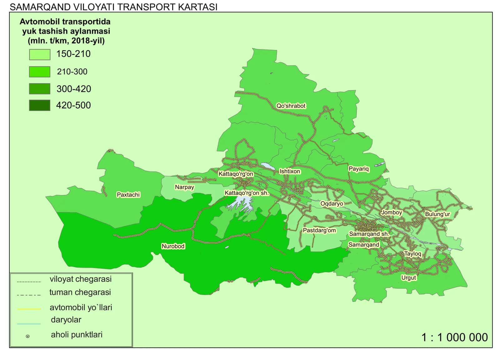 SAMARQAND VILOYATI TRANSPORT KARTASI
