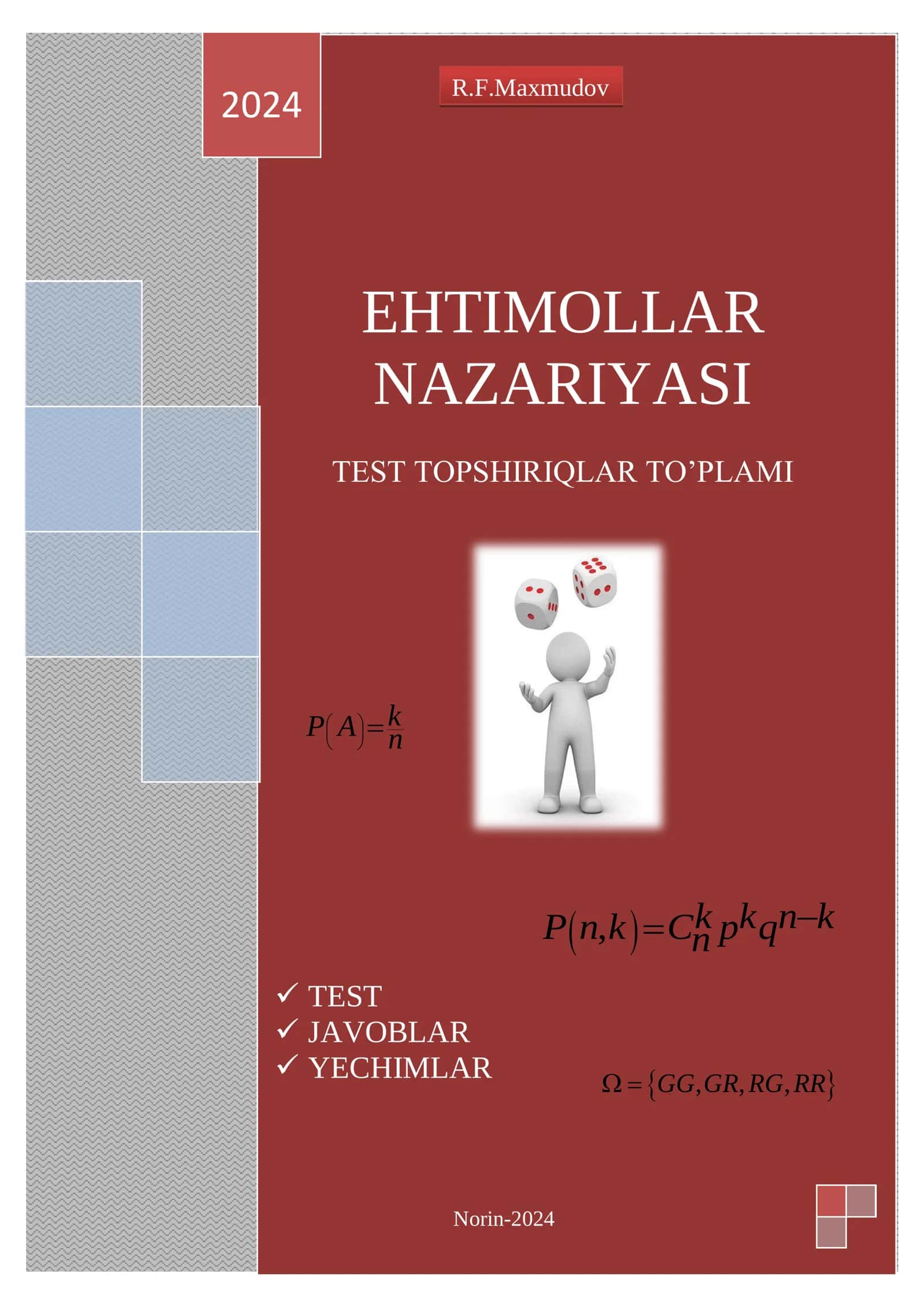 EHTIMOLLAR NAZARIYASI TEST TOPSHIRIQLAR TO’PLAMI