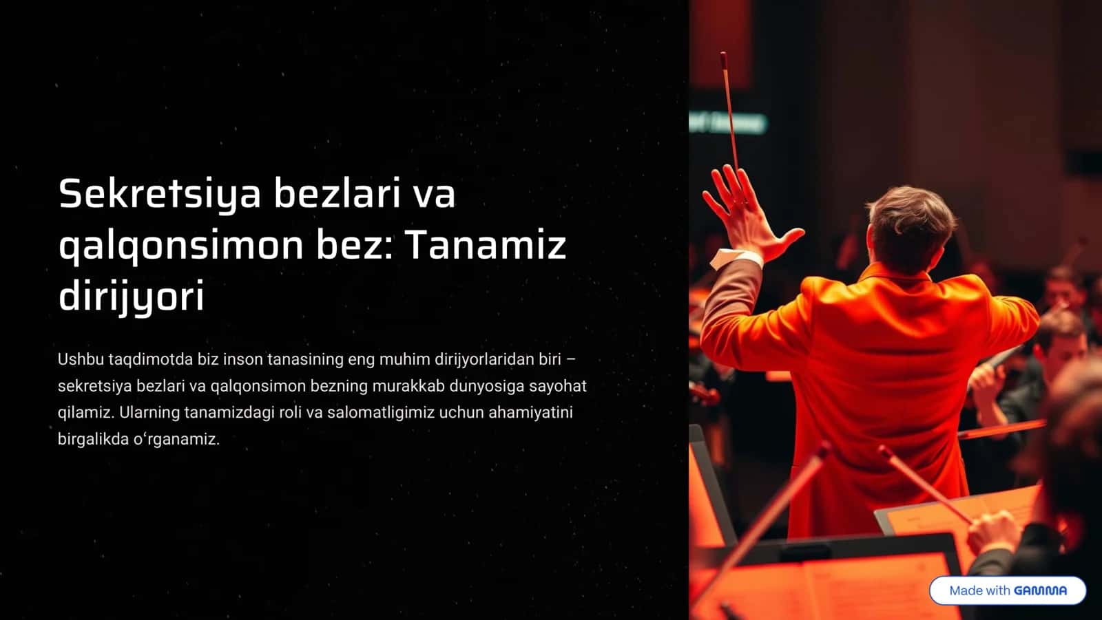 Sekretsiya bezlari va qalqonsimon bez: Tanamiz dirijyori