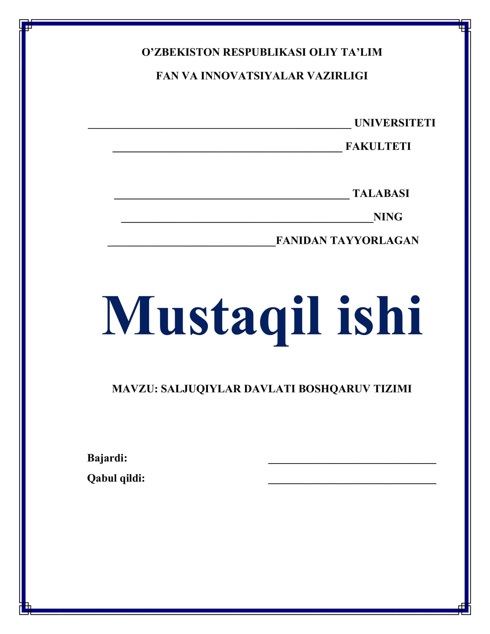 Saljuqiylar davlati boshqaruv tizimi