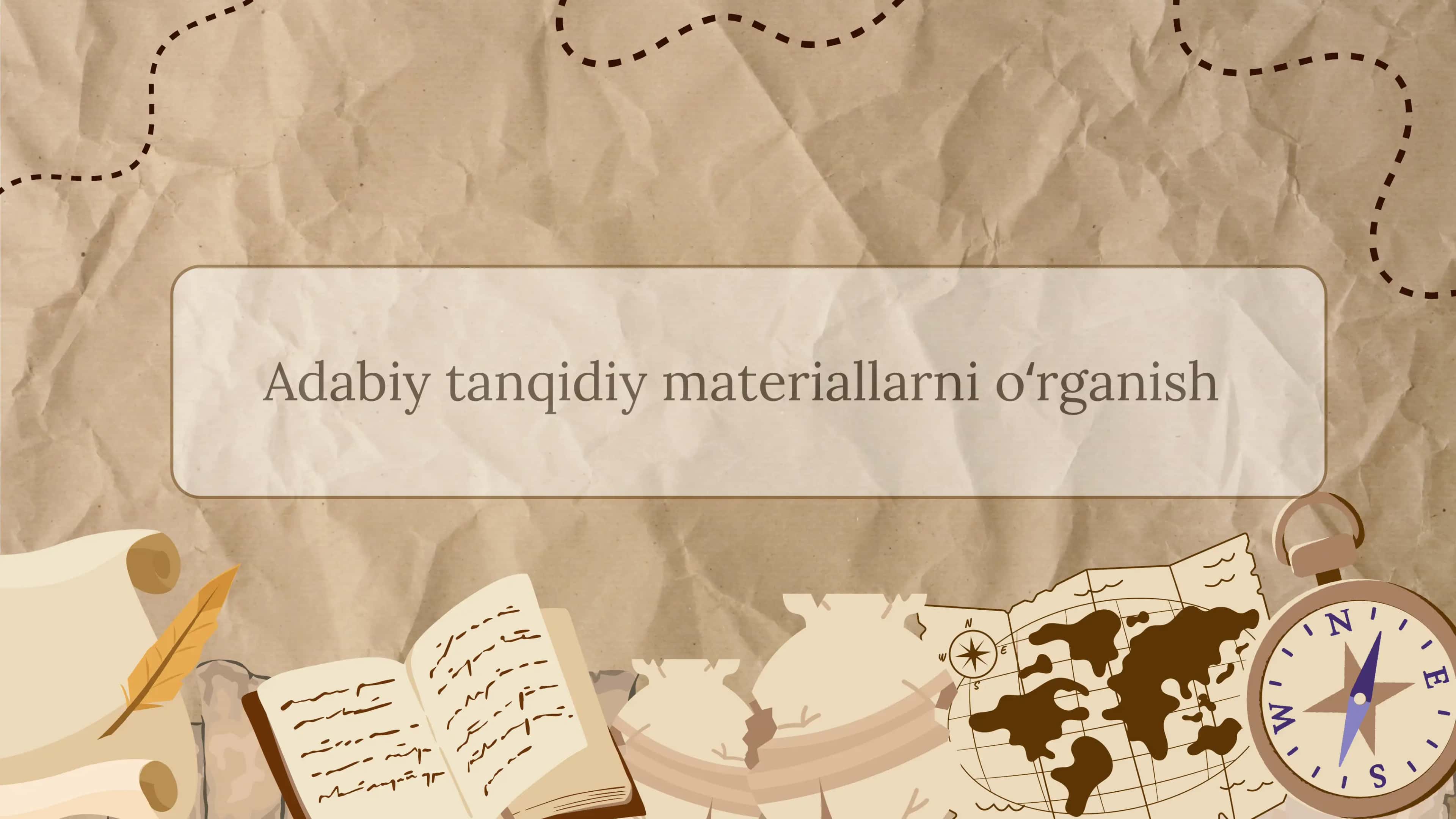 adabiy tanqidiy materiallar