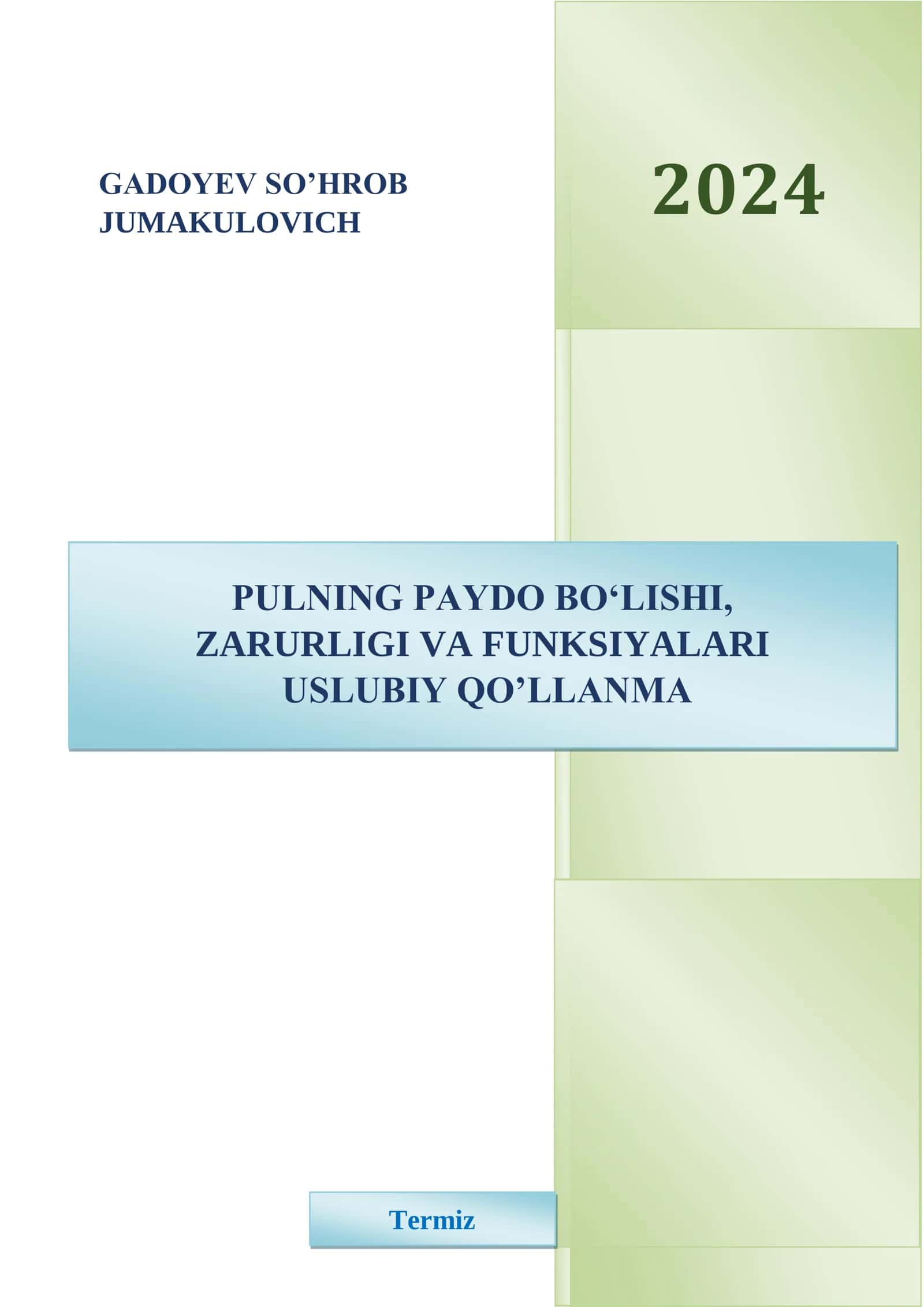 PUL EVOLUTSIYASI