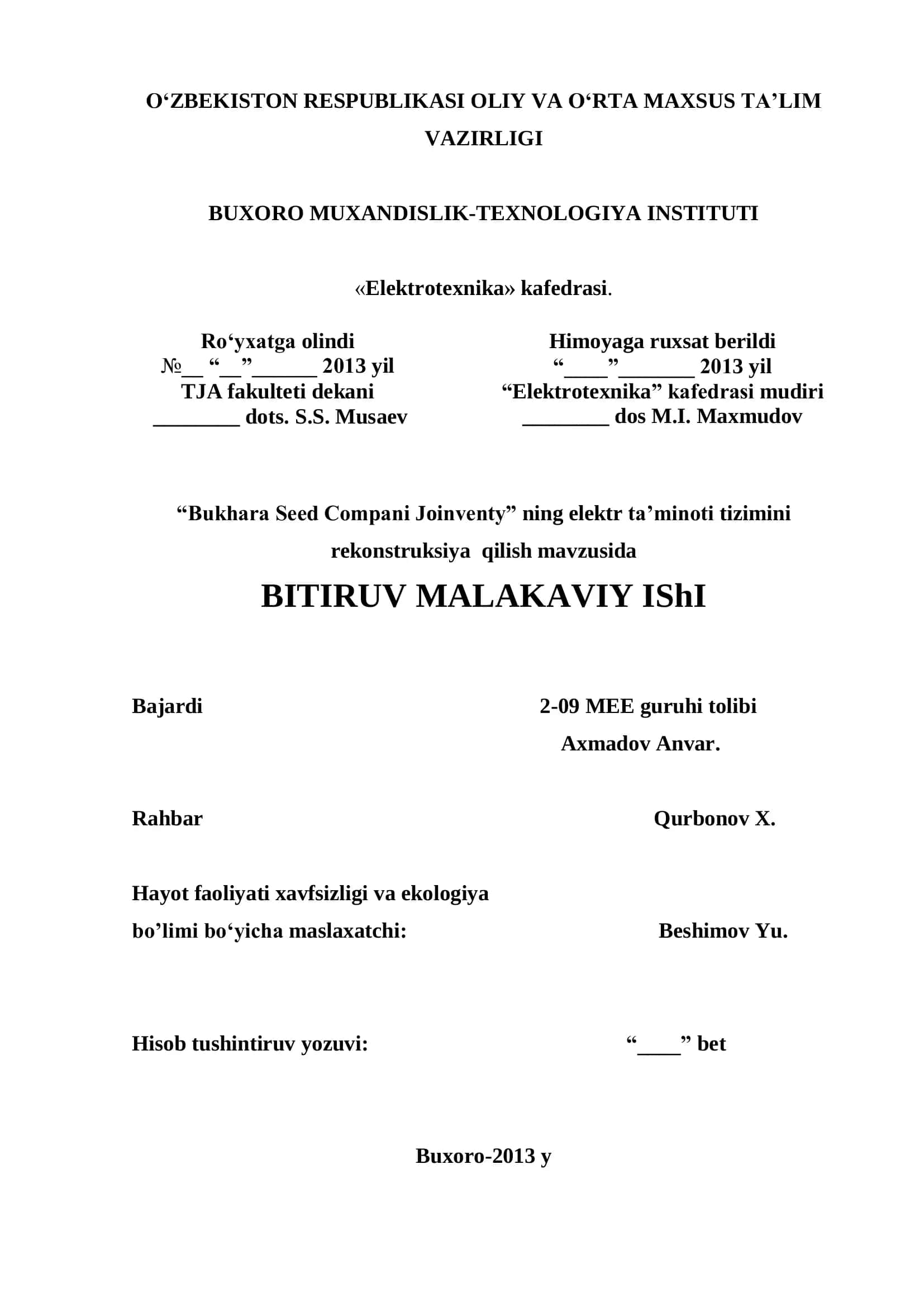 Rekonstruksiya qilish mavzusida