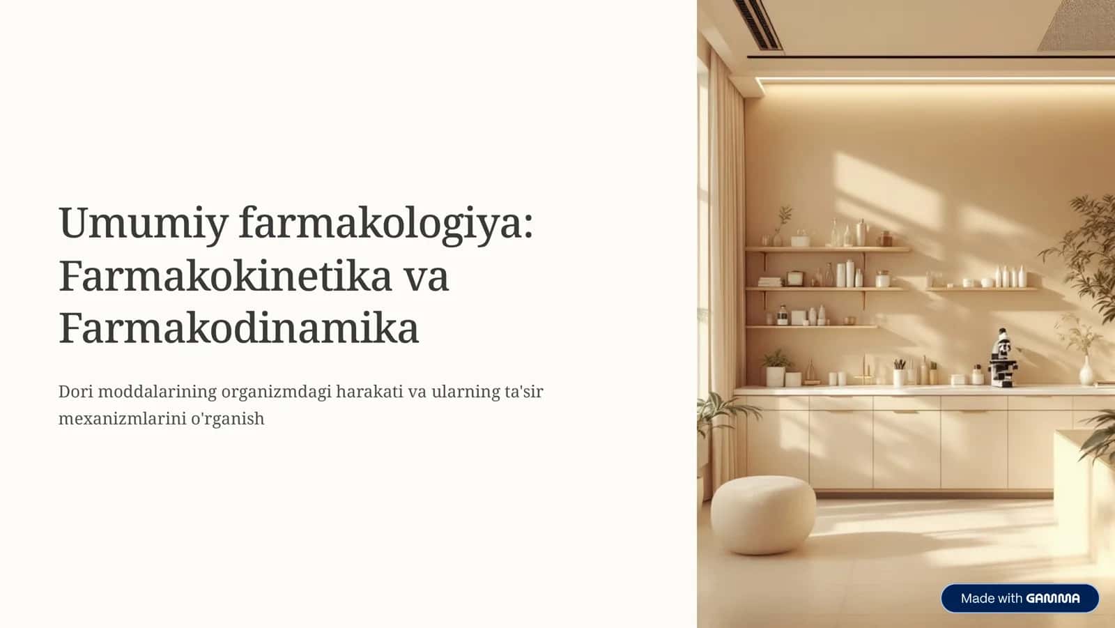 umumiy farmakologiya
