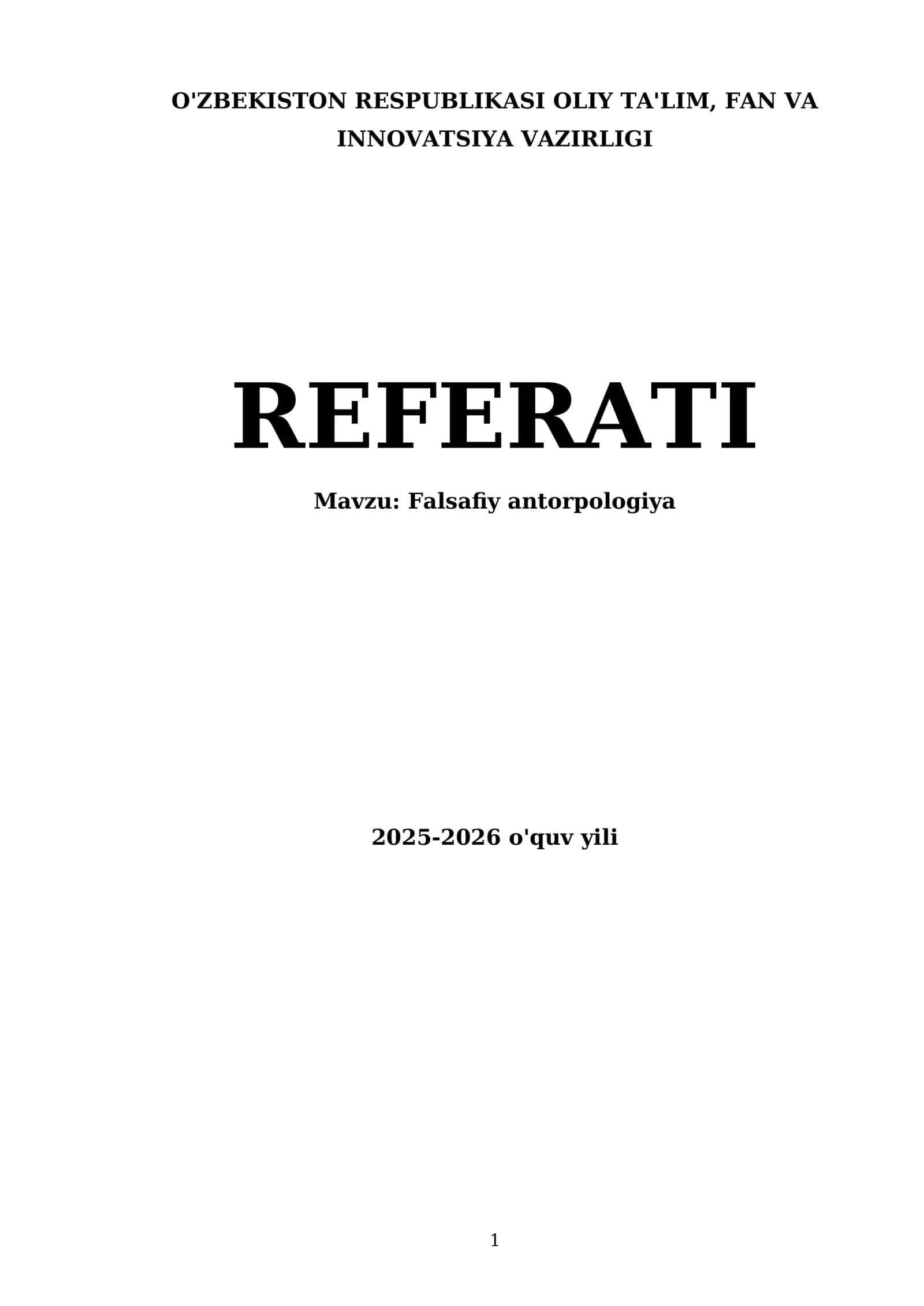Falsafiy antropologiya