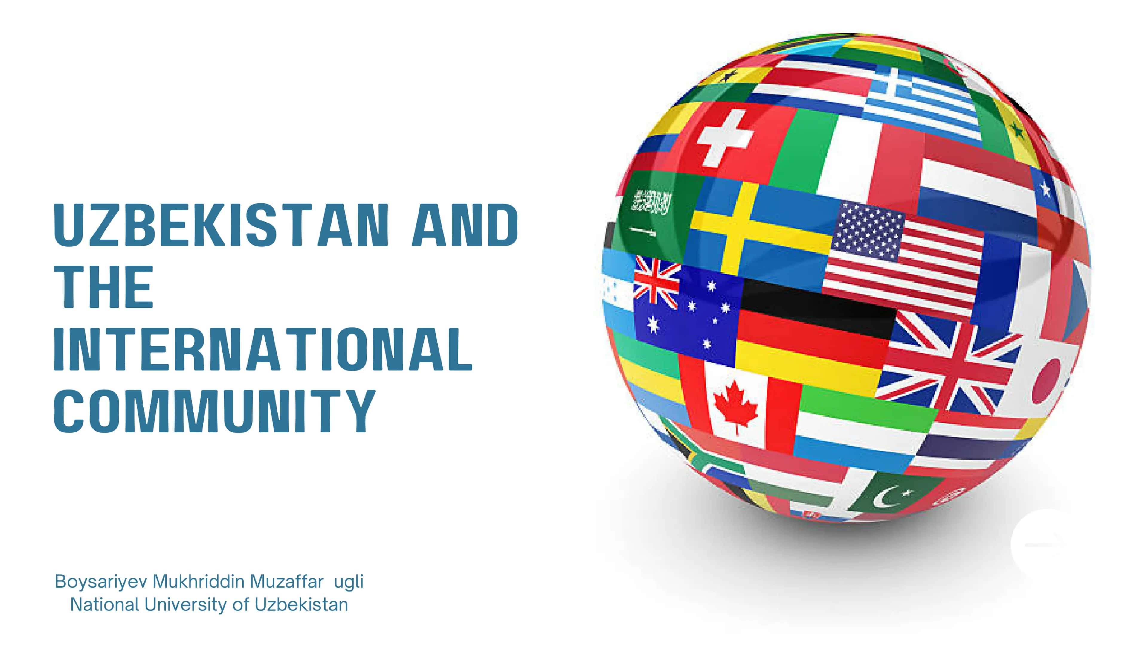 Uzbekistan and the international community