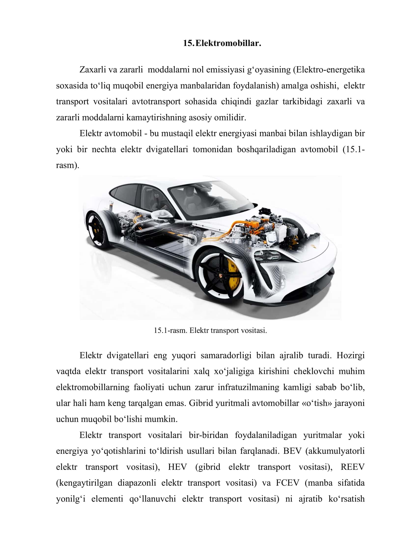 Elektr avtomobillar