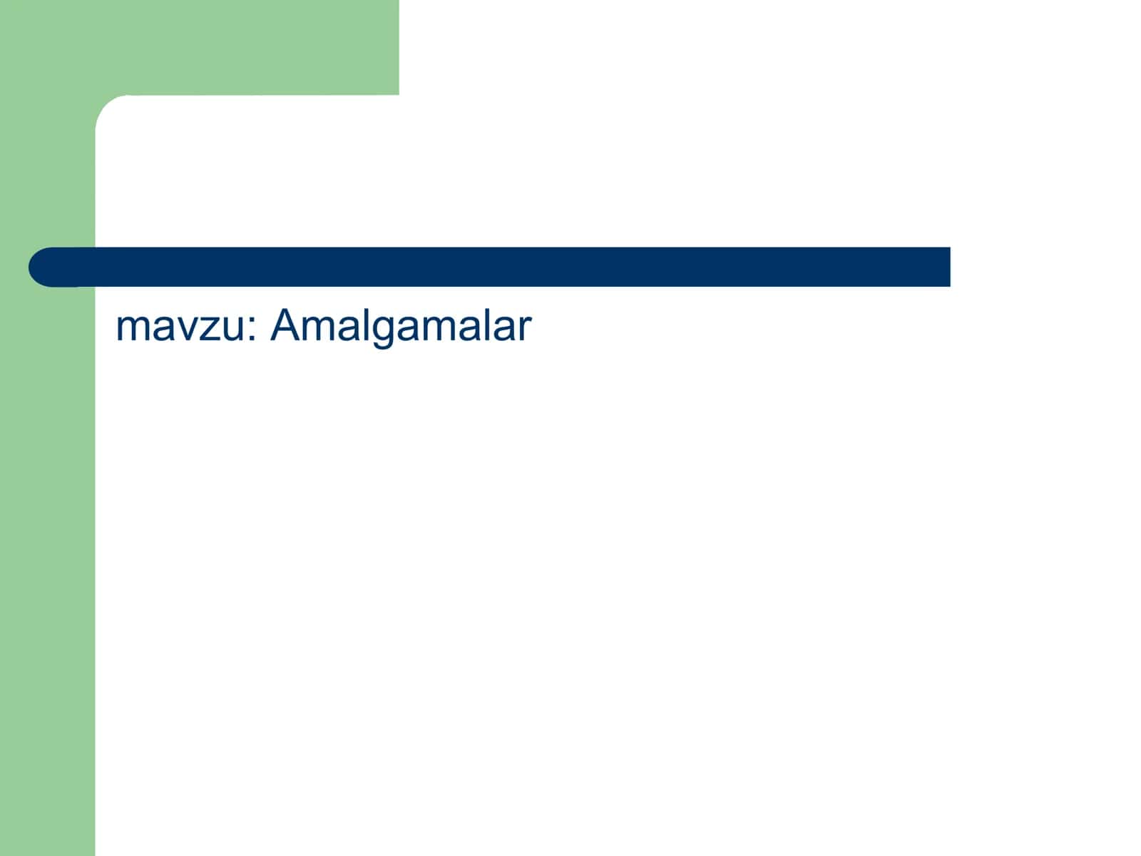 Amalgamalar
