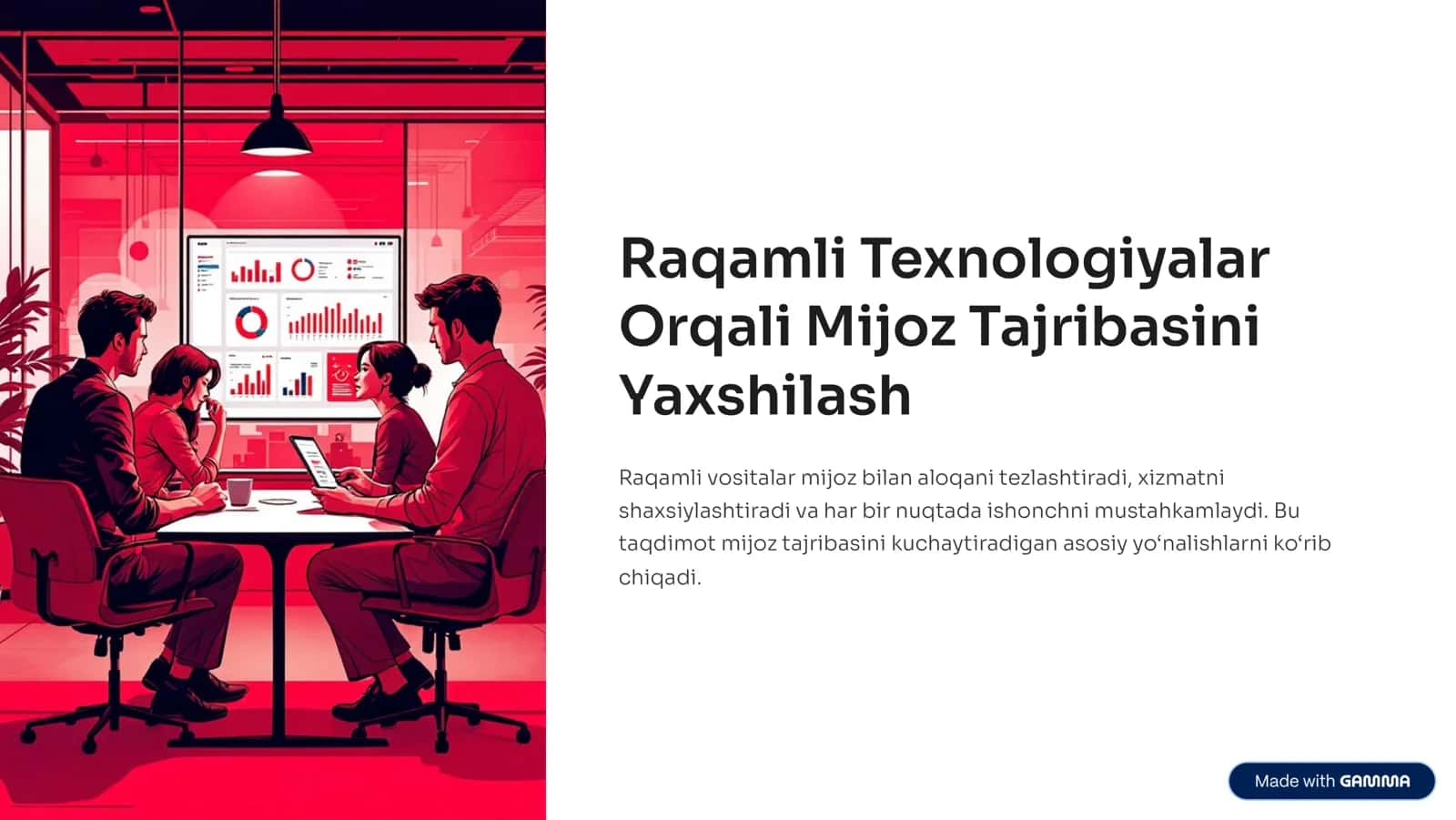 Raqamli Texnologiyalar Orqali Mijoz Tajribasini Yaxshilash