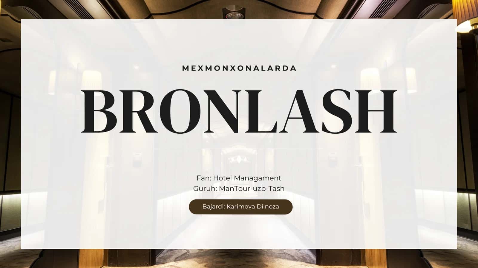 BRONLASH