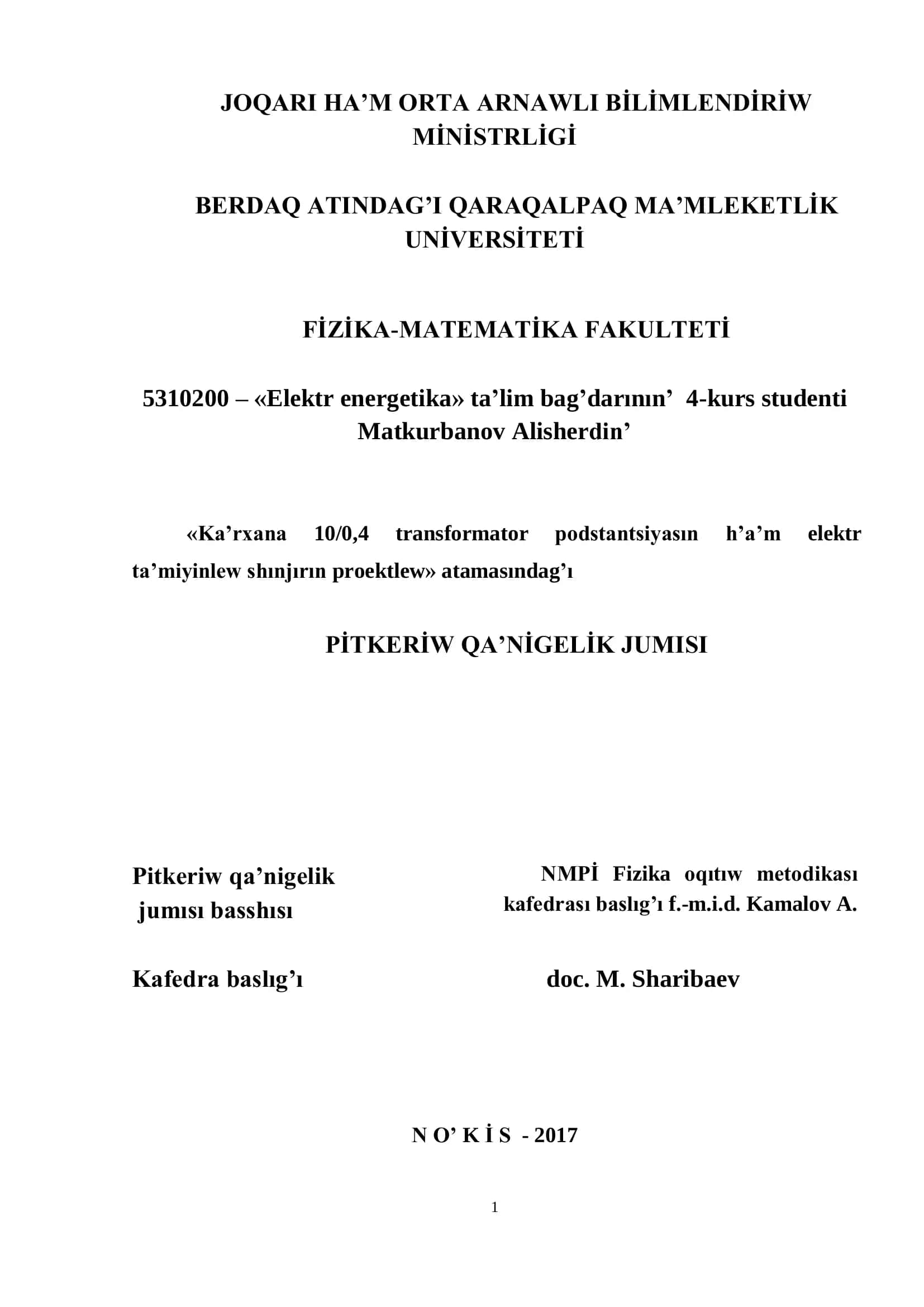Elektr energetika