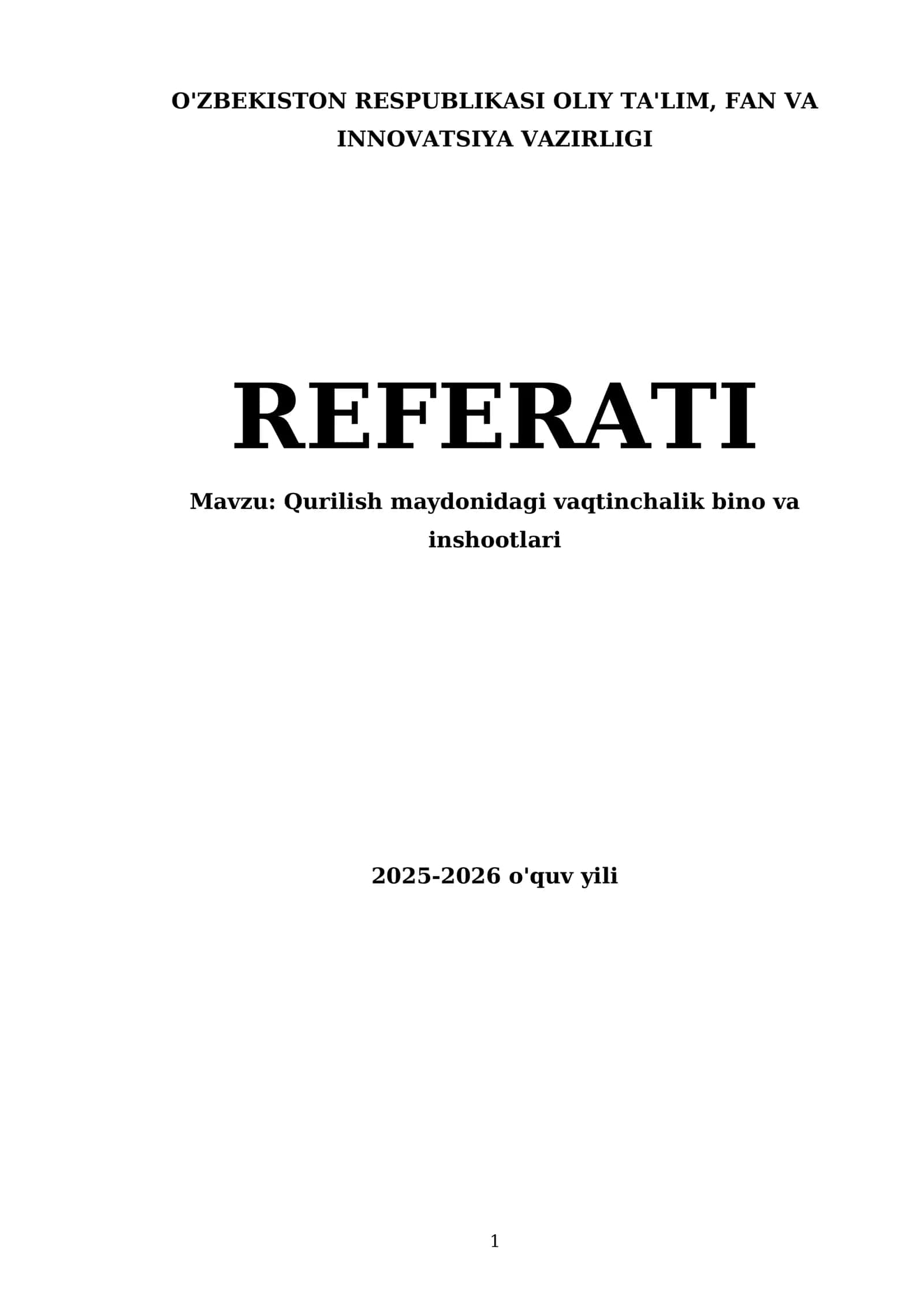 Qurilish maydonidagi vaqtinchalik bino va inshootlari