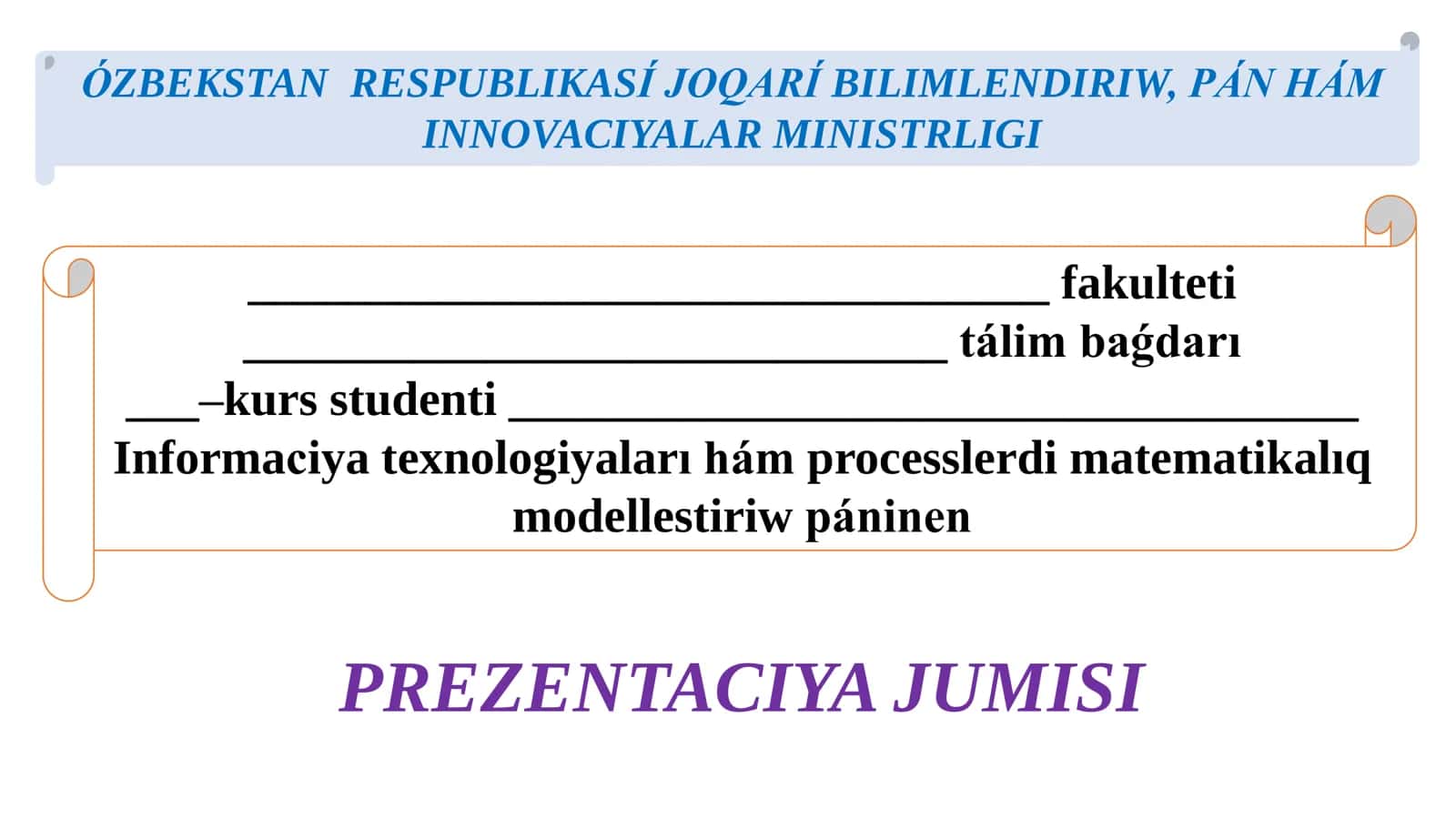 Microsoft Publisher programması járdeminde bukletler tayarlaw. Adobe Acrobat Reader programması járdeminde PDF formatlı hújjetlerdi tayarlaw