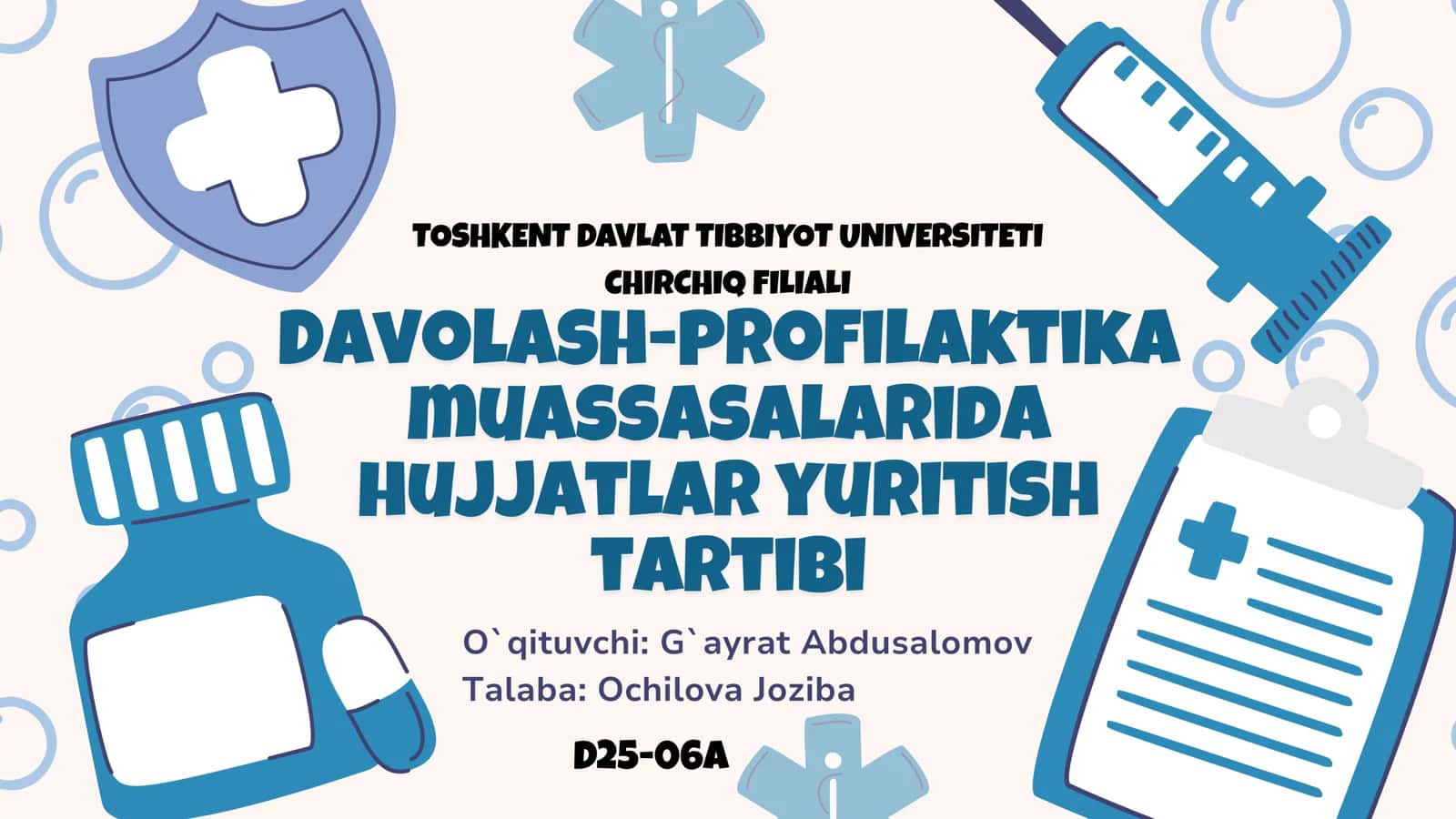 Tibbiy Hujjatlar