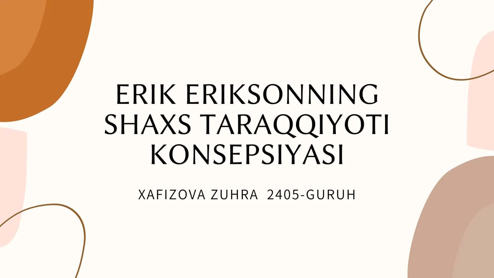 SHAXS TARAQQIYOTI KONSEPSIYASI