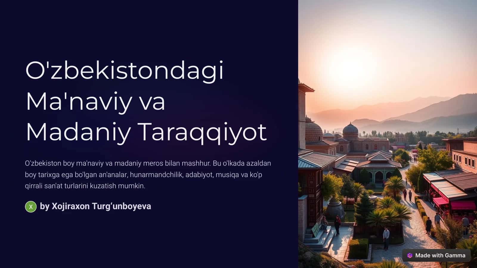 Xalq Hunarmandchiligi va Xalq Badiiy-Amaliy San'ati