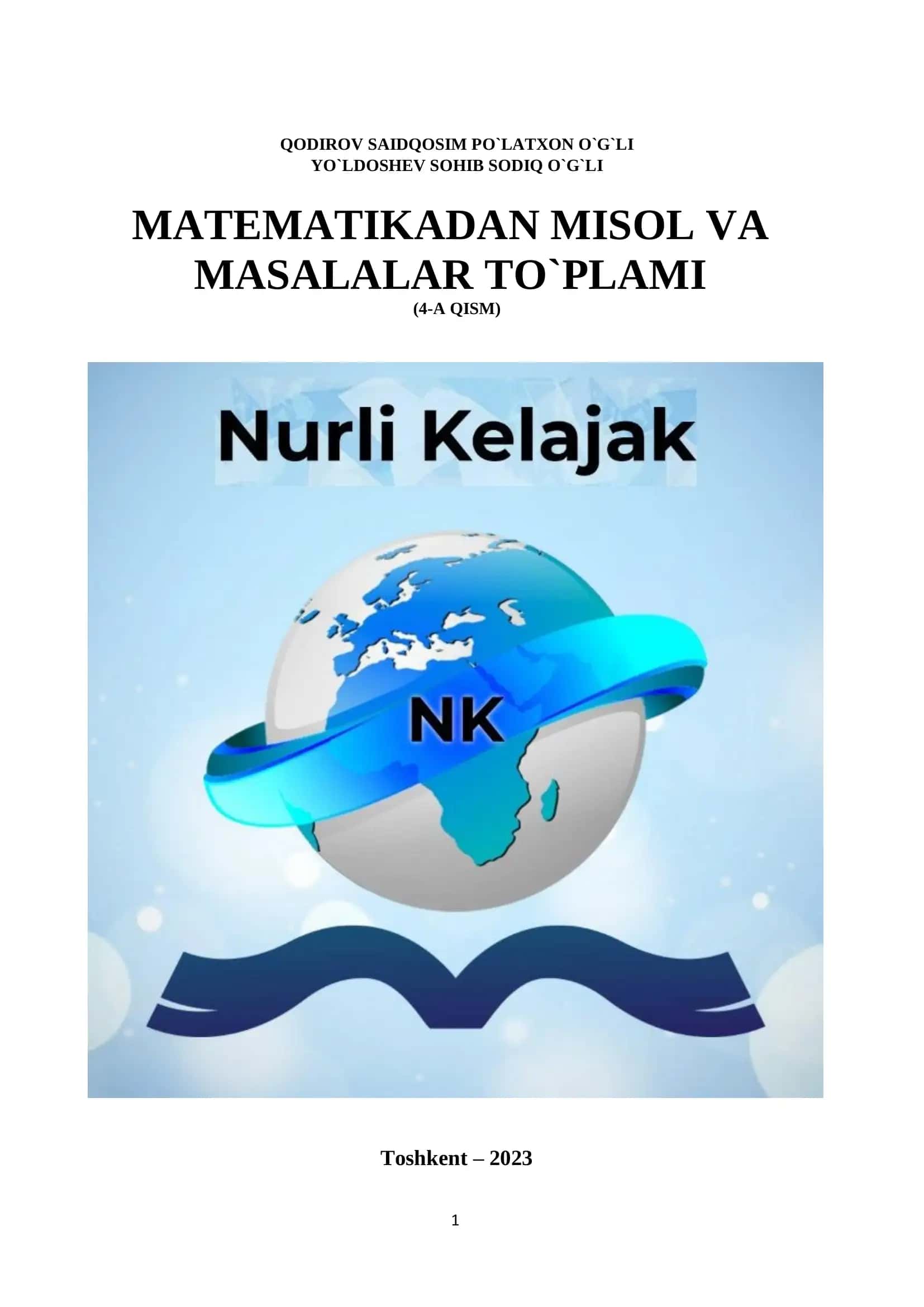 MATEMATIKADAN MISOL VA MASALALAR TO`PLAMI