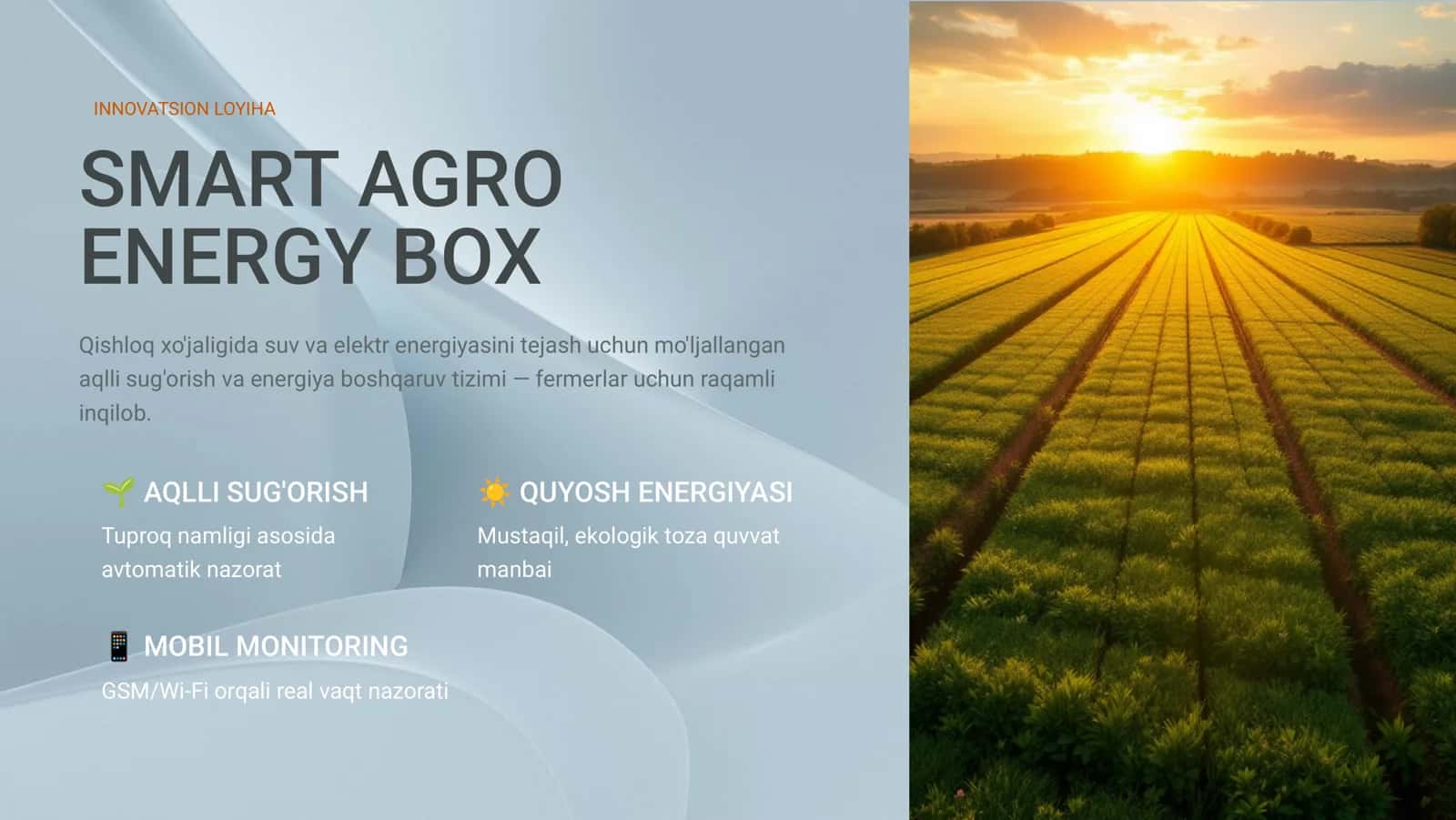 SMART AGRO ENERGY BOX