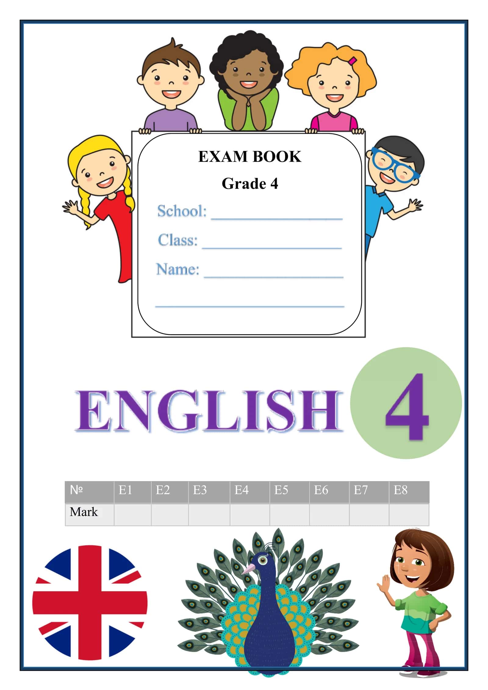 Mark EXAM BOOK Grade 4