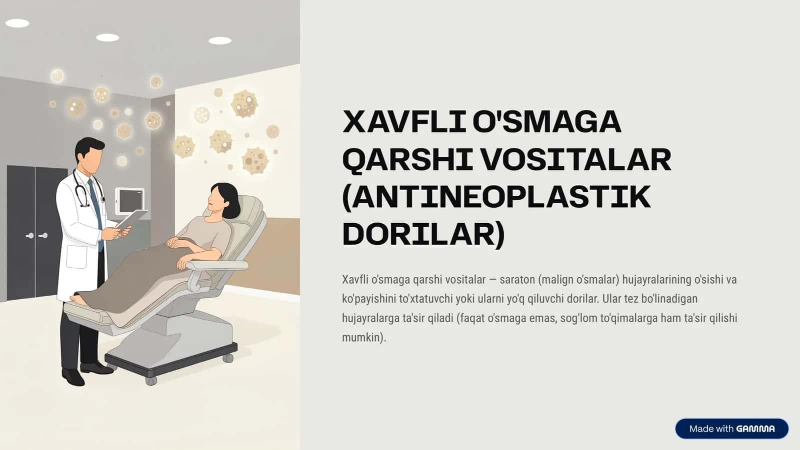 XAVFLI O'SMAGA QARSHI VOSITALAR
