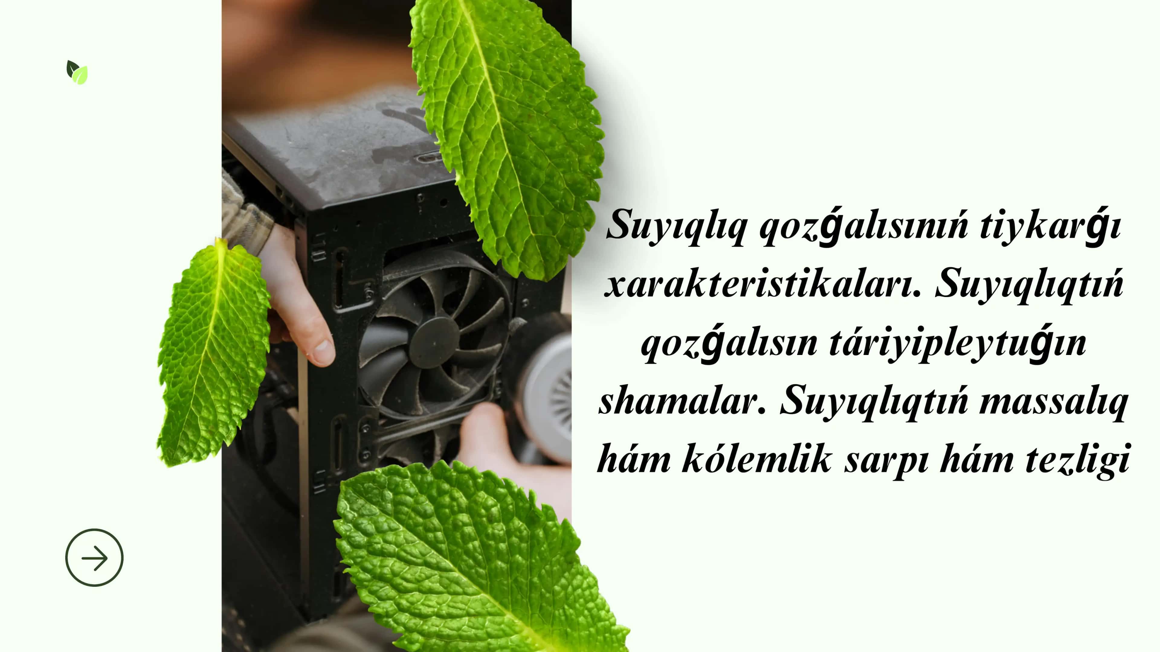 Suyıqlıq qozǵalısınıń tiykarǵı