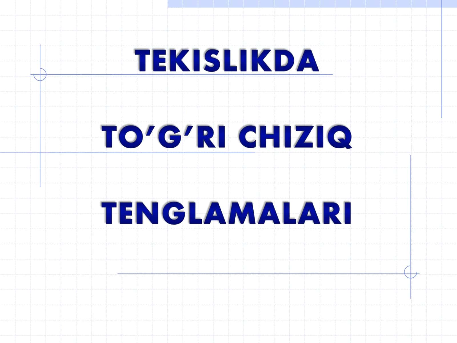 Analitik geometriya